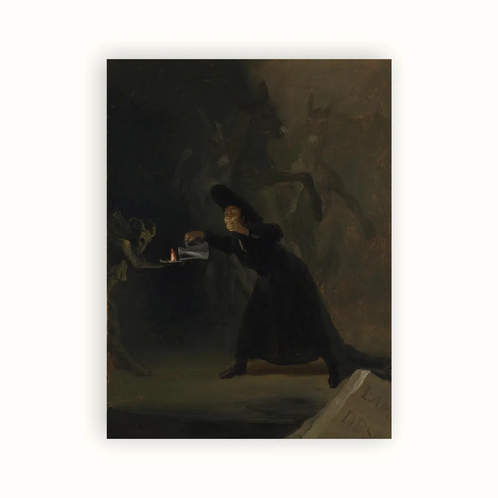 The Bewitched Man by Francisco Goya, 1798: as a fine art print