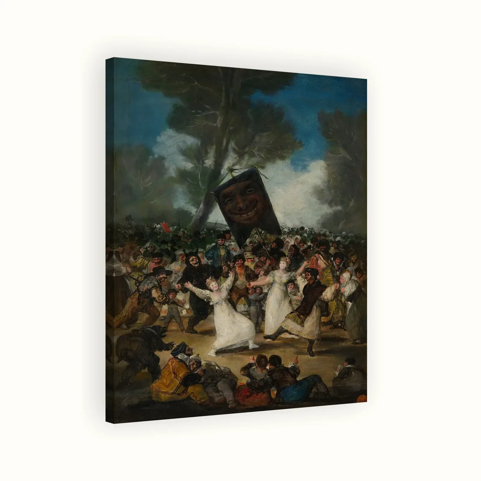 The Burial of the Sardine by Francisco Goya, : Stretched canvas
