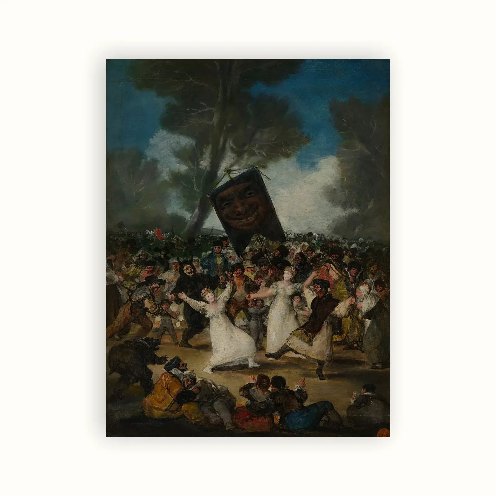 The Burial of the Sardine by Francisco Goya, : as a fine art print