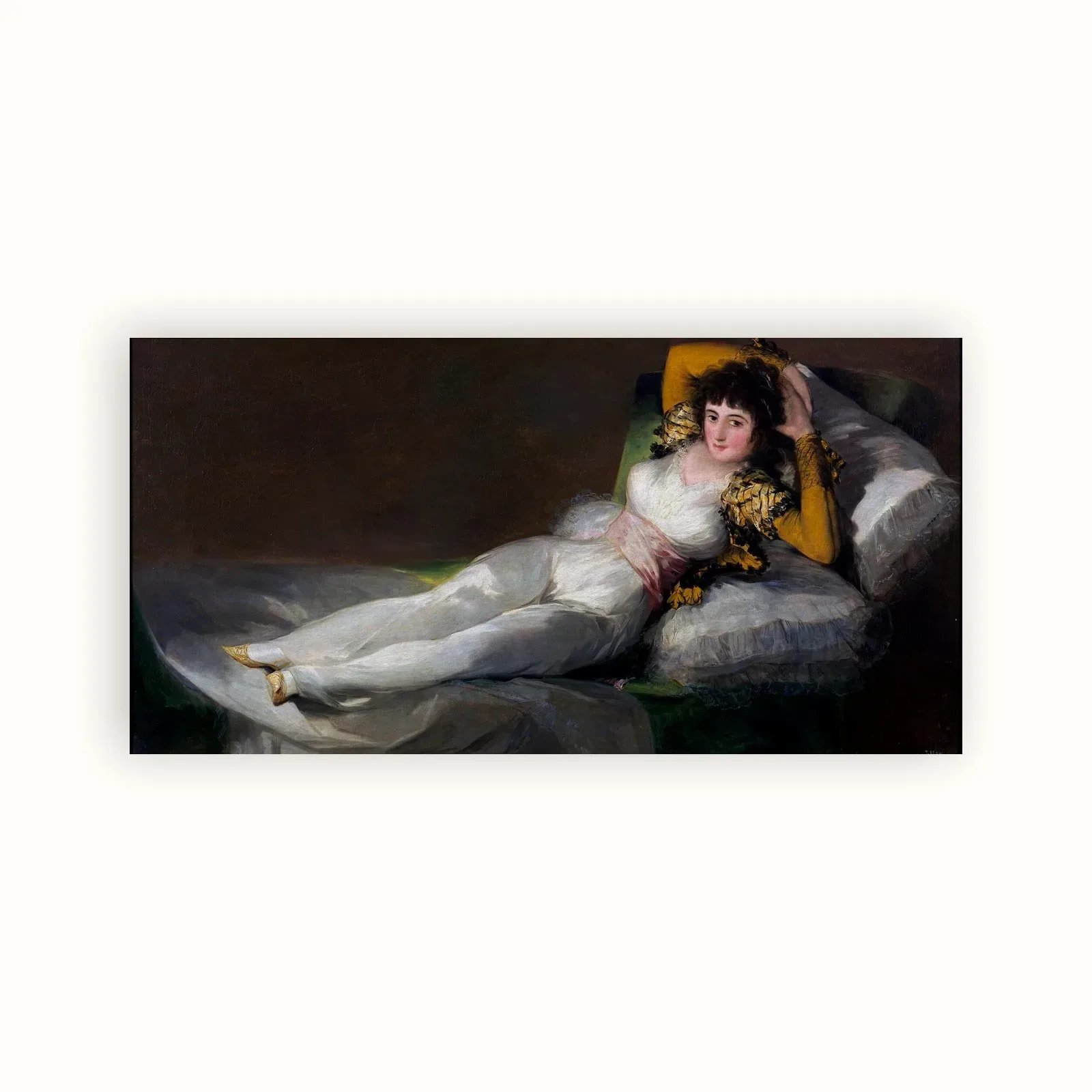 The Clothed Maja by Francisco Goya, 1800–1807: as a fine art print