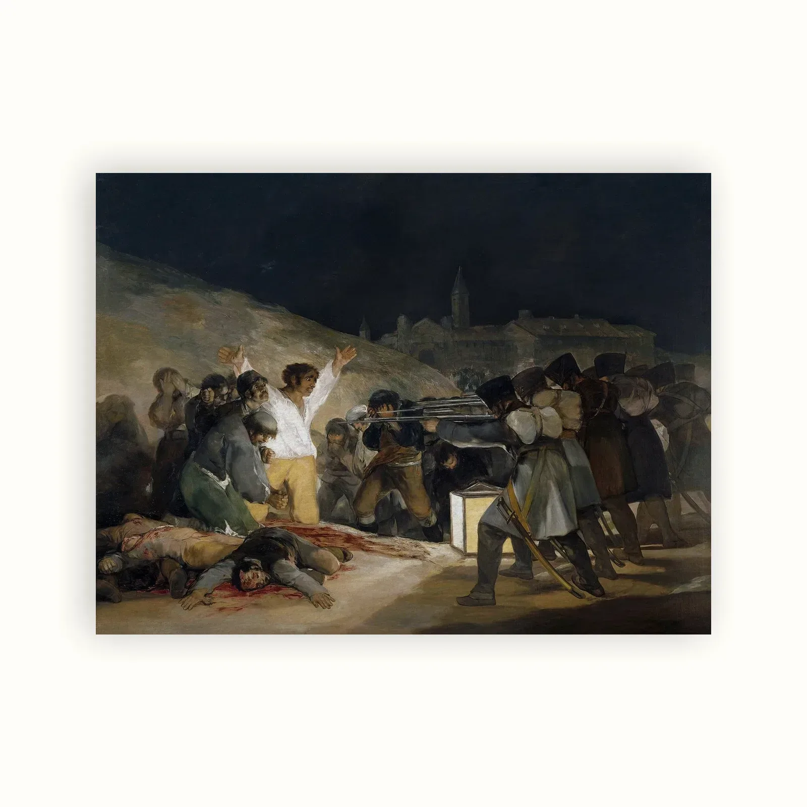 The Third of May 1808 by Francisco Goya, 1814: as a fine art print