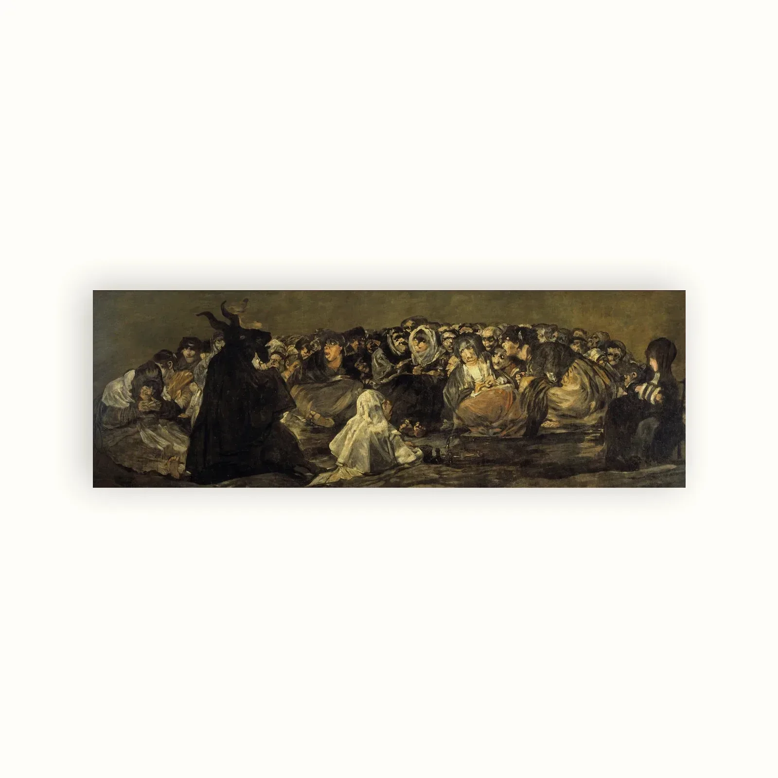 Witches' Sabbath by Francisco Goya, 1820–1823: as a fine art print