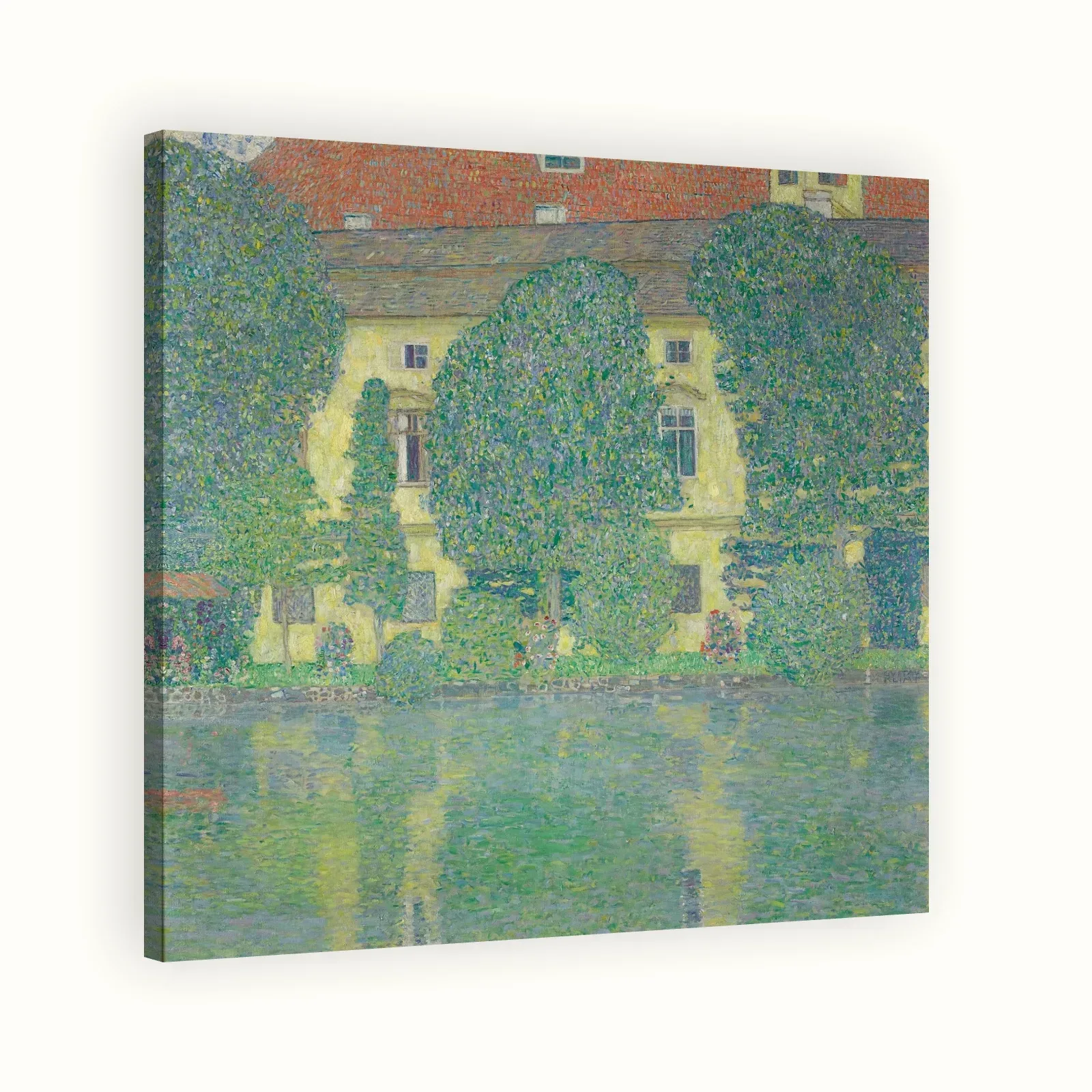 Castle Kammer at Attersee III (Schloss Kammer am Attersee III) by Gustav Klimt, 1910: Stretched canvas