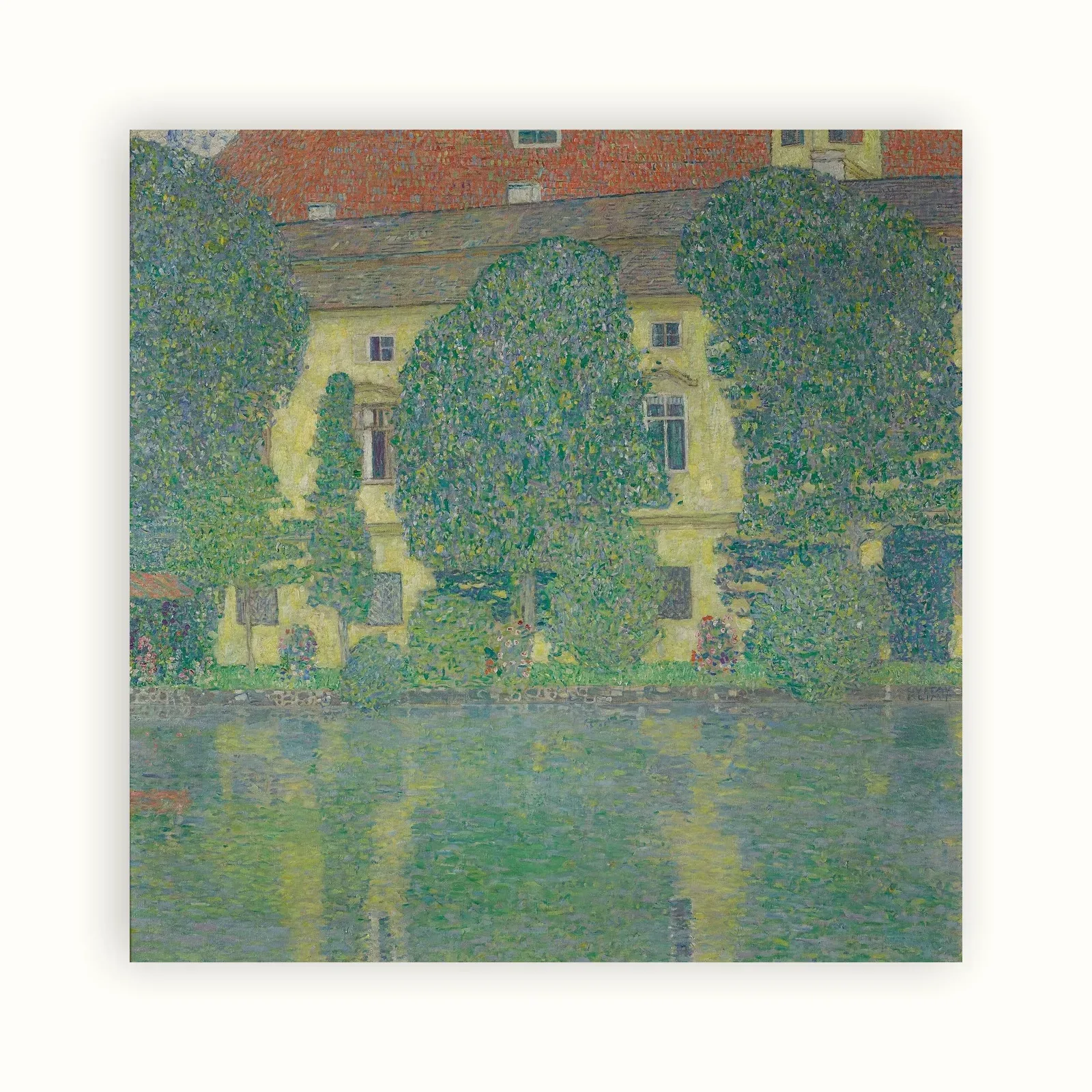 Castle Kammer at Attersee III (Schloss Kammer am Attersee III) by Gustav Klimt, 1910: as a fine art print