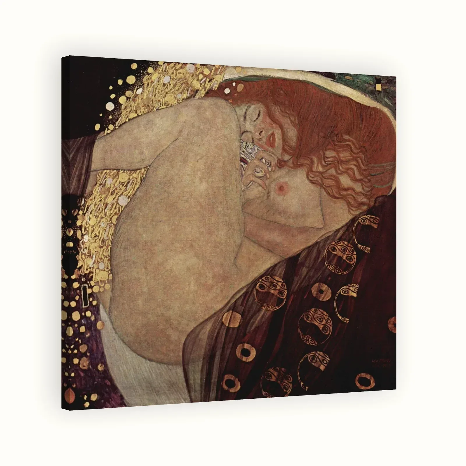 Danaë by Gustav Klimt, 1907: Stretched canvas