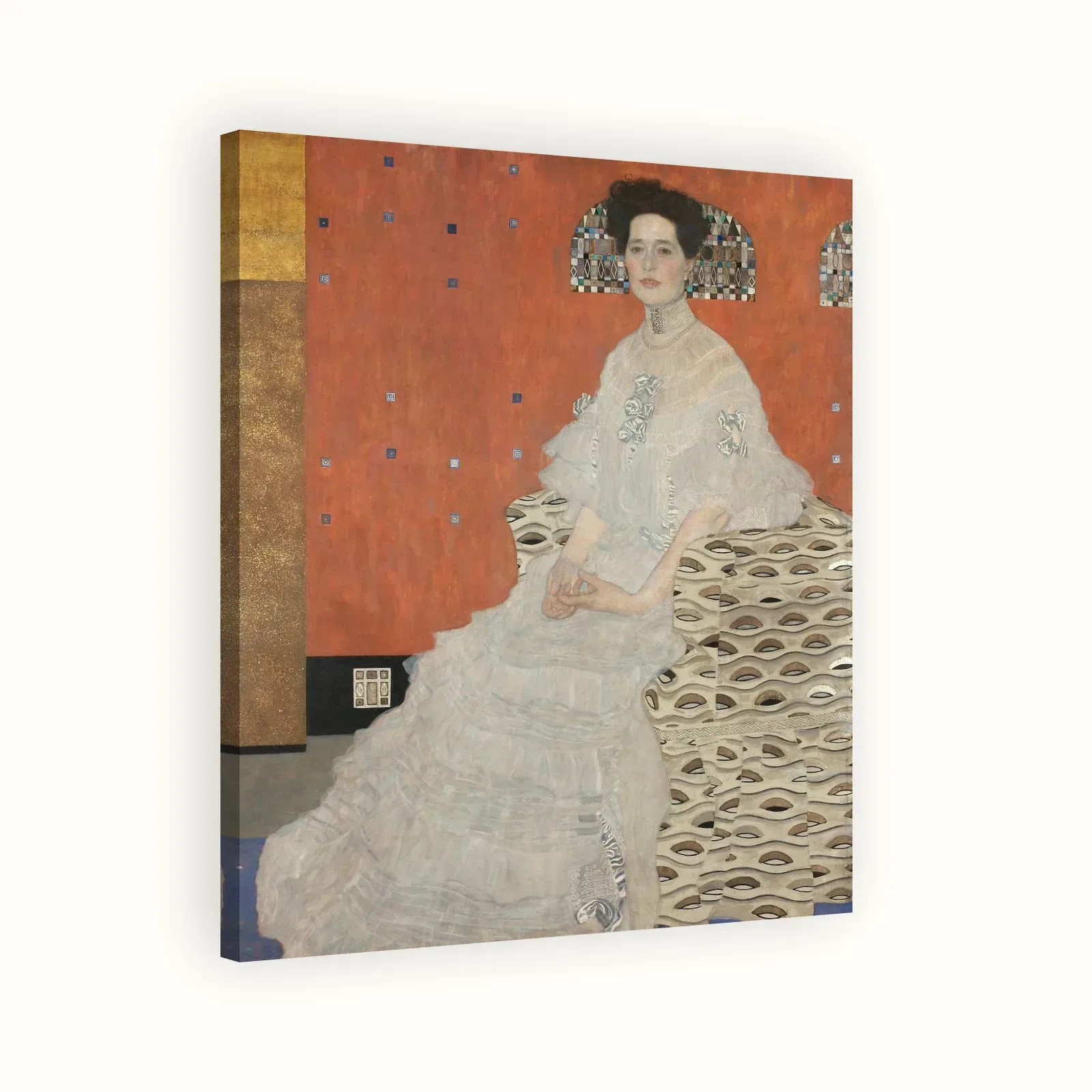 Fritza Riedler by Gustav Klimt, 1906: Stretched canvas