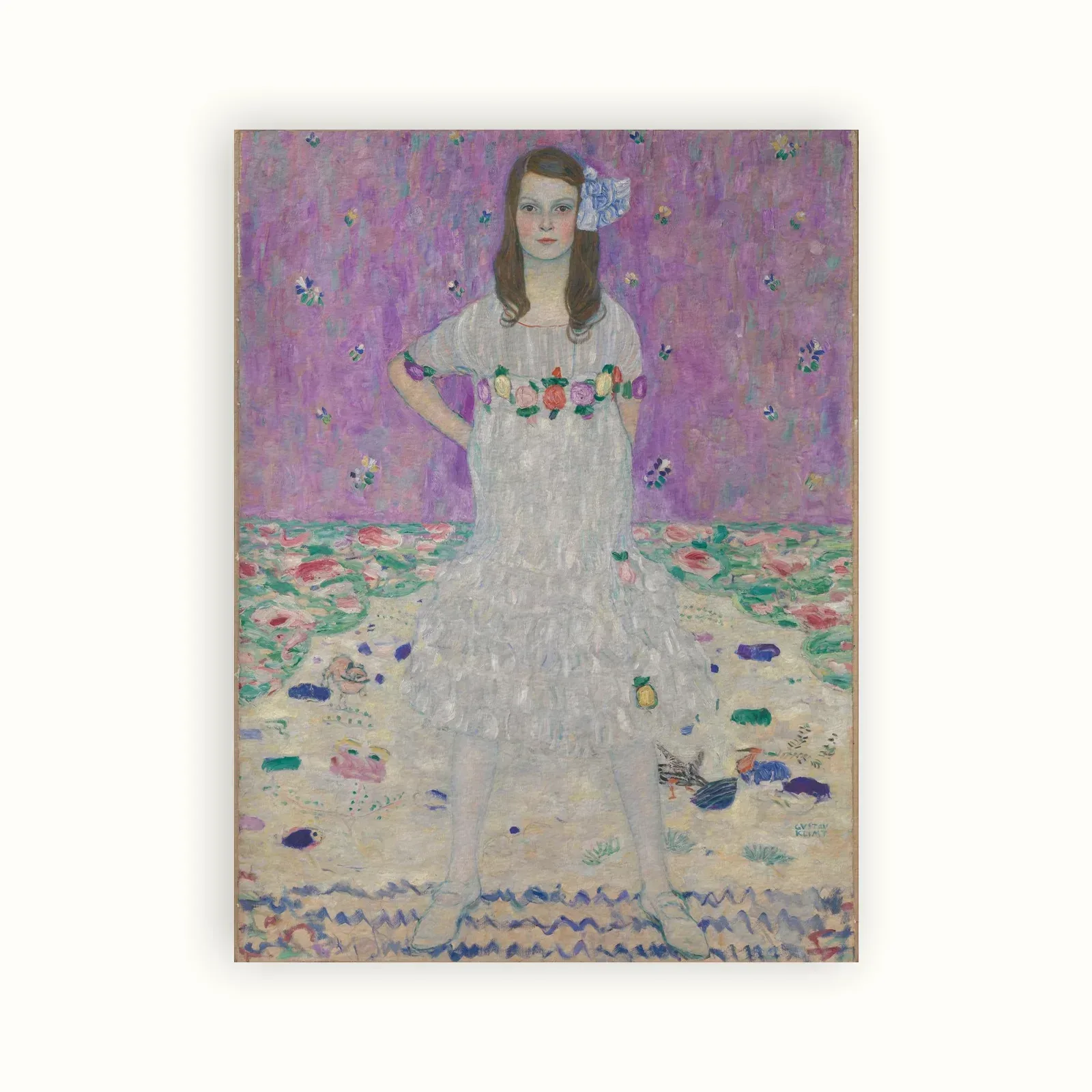 Mäda Primavesi by Gustav Klimt, 1912–1913: as a fine art print