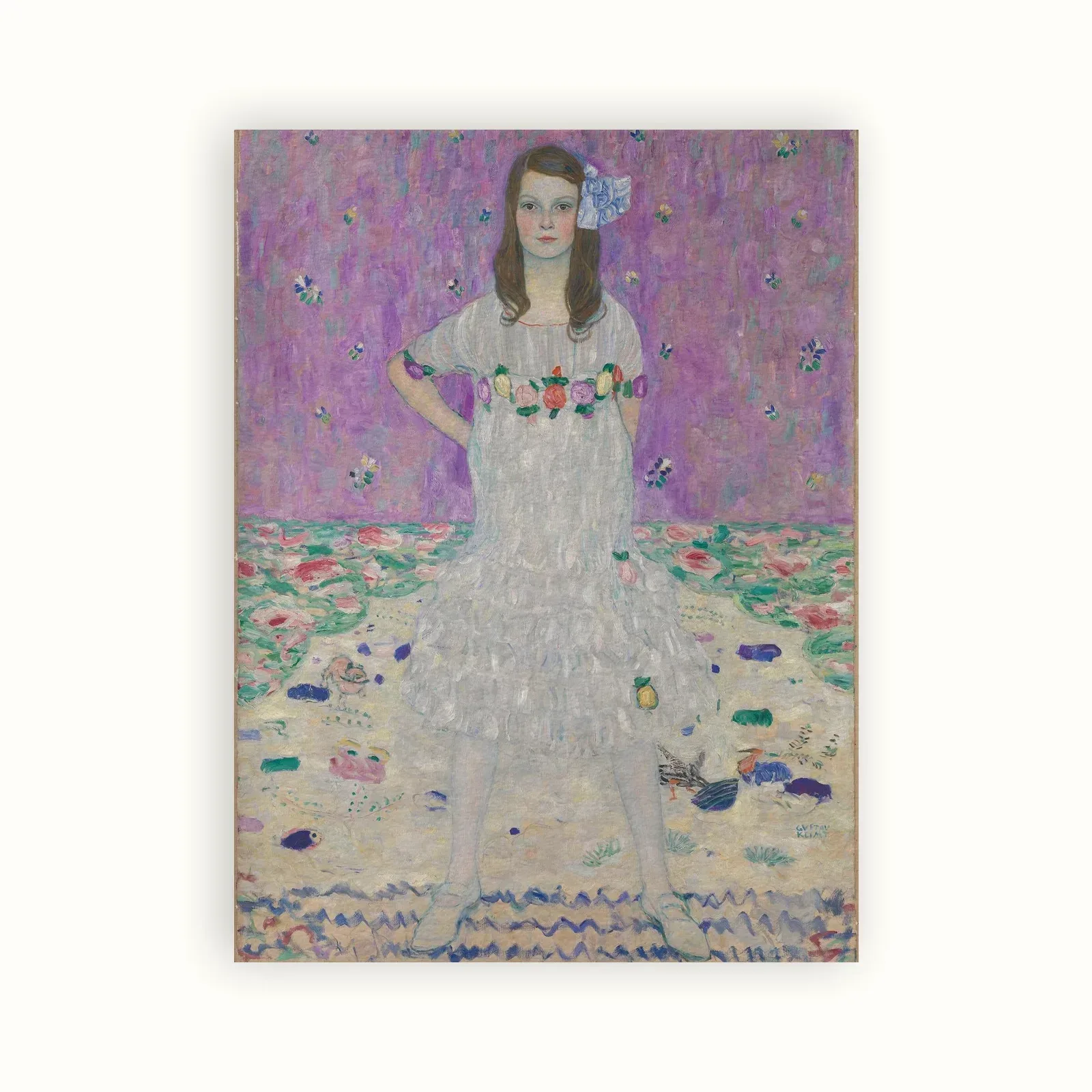 Mäda Primavesi by Gustav Klimt, 1910s: as a fine art print