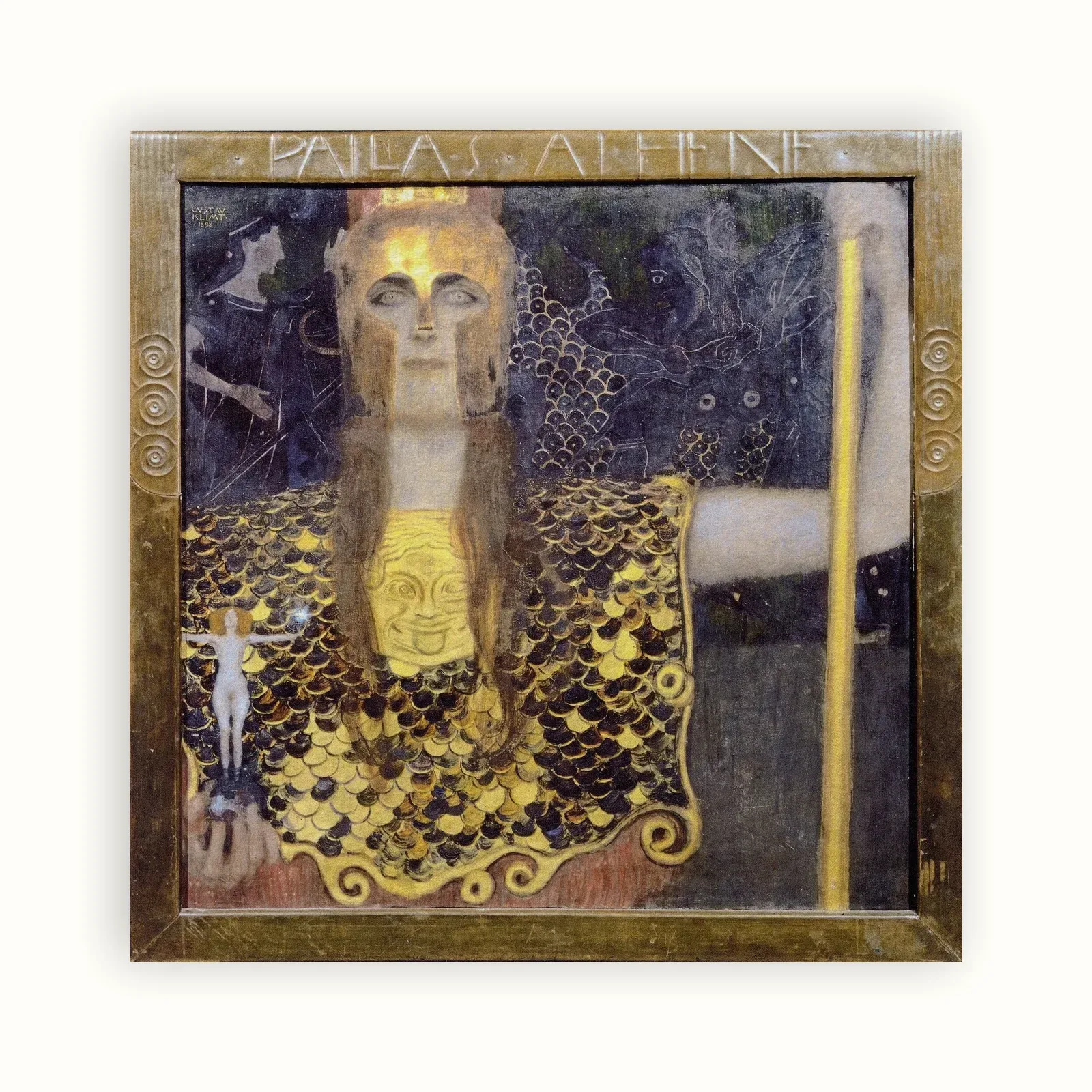 Pallas Athena by Gustav Klimt, 1899: as a fine art print