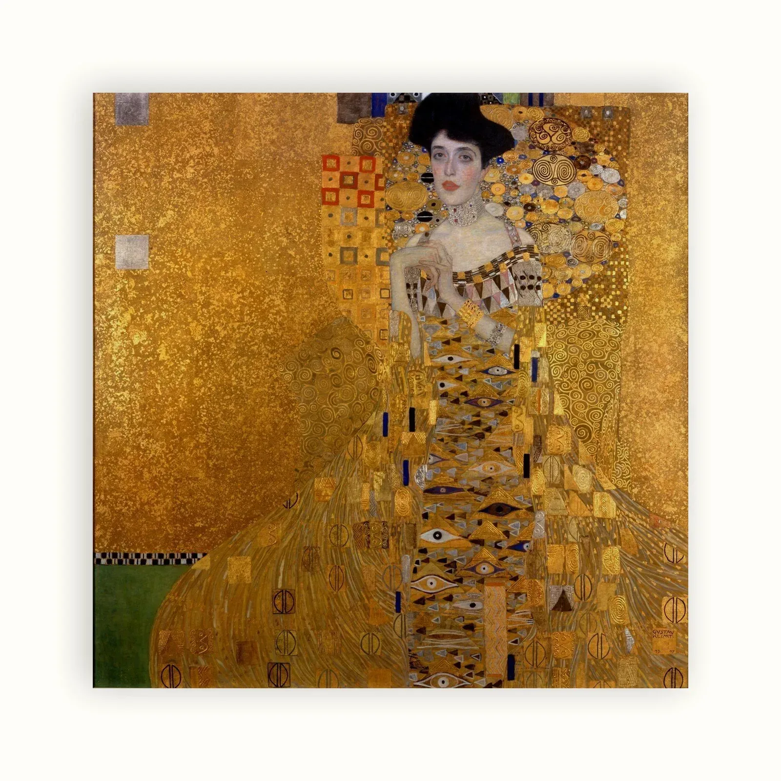Portrait of Adele Bloch-Bauer I by Gustav Klimt, 1907: as a fine art print