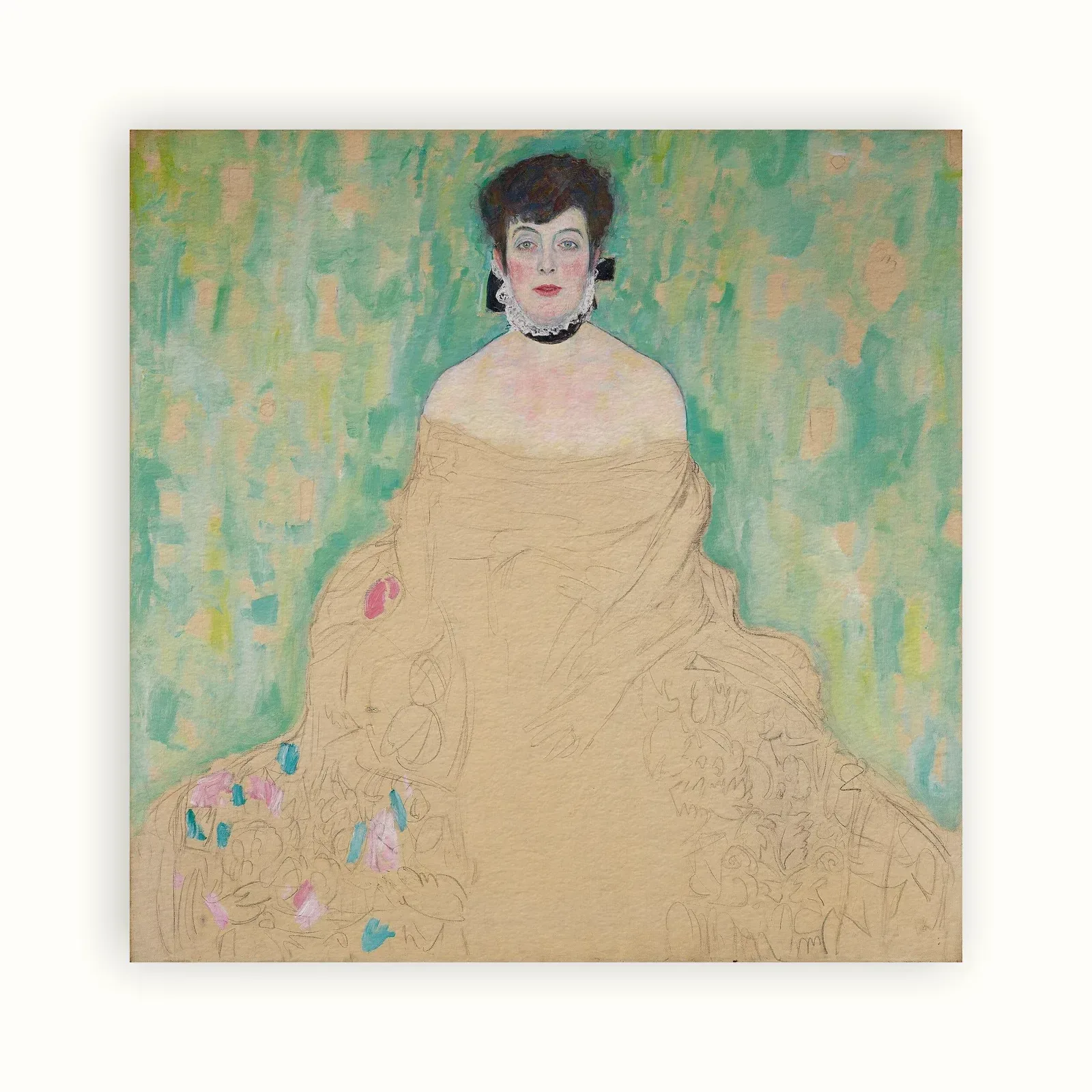Portrait of Amalie Zuckerkandl by Gustav Klimt, 1917–1918: as a fine art print