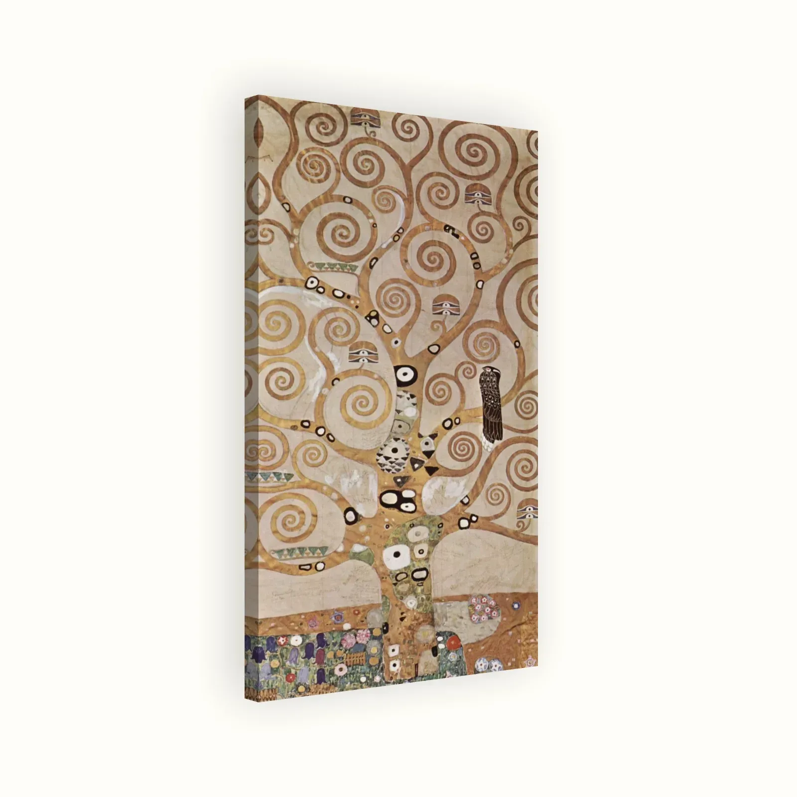 The Tree of Life (Stoclet Frieze) by Gustav Klimt, 1910–1911: Stretched canvas