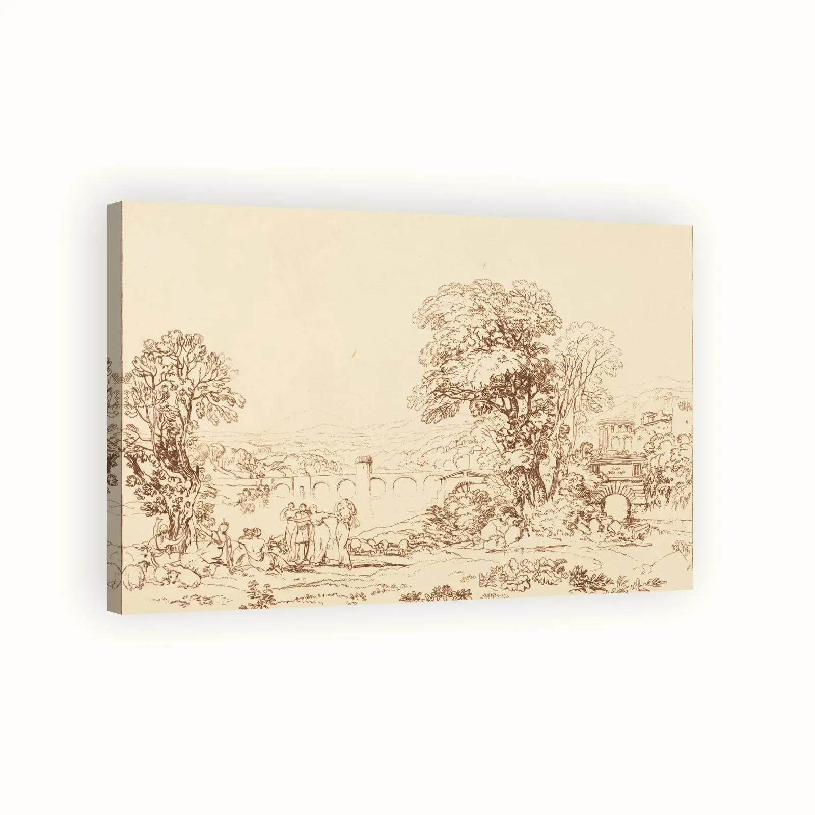 Apuleia in Search of Apuleius by J. M. W. Turner, : Stretched canvas