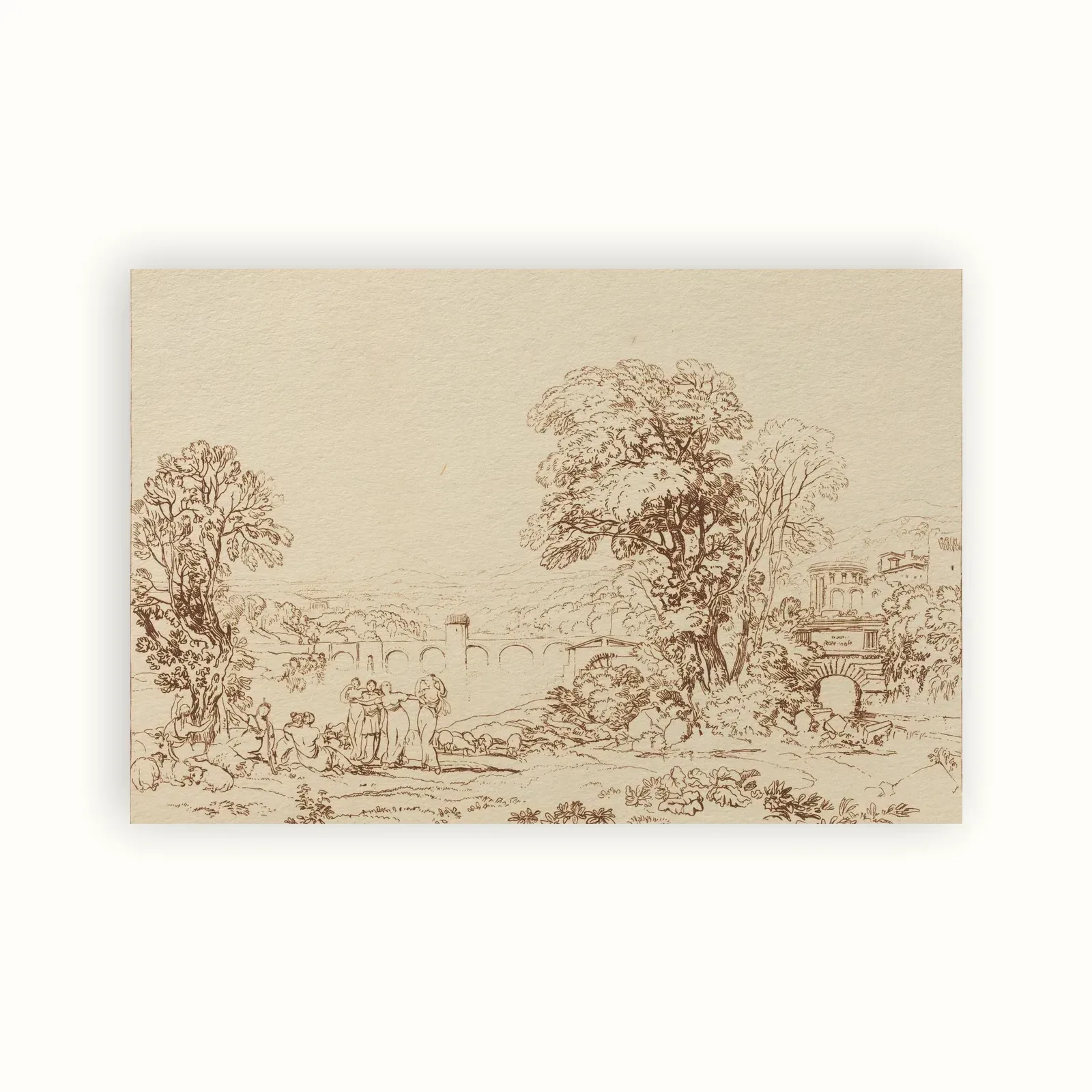 Apuleia in Search of Apuleius by J. M. W. Turner, : as a fine art print
