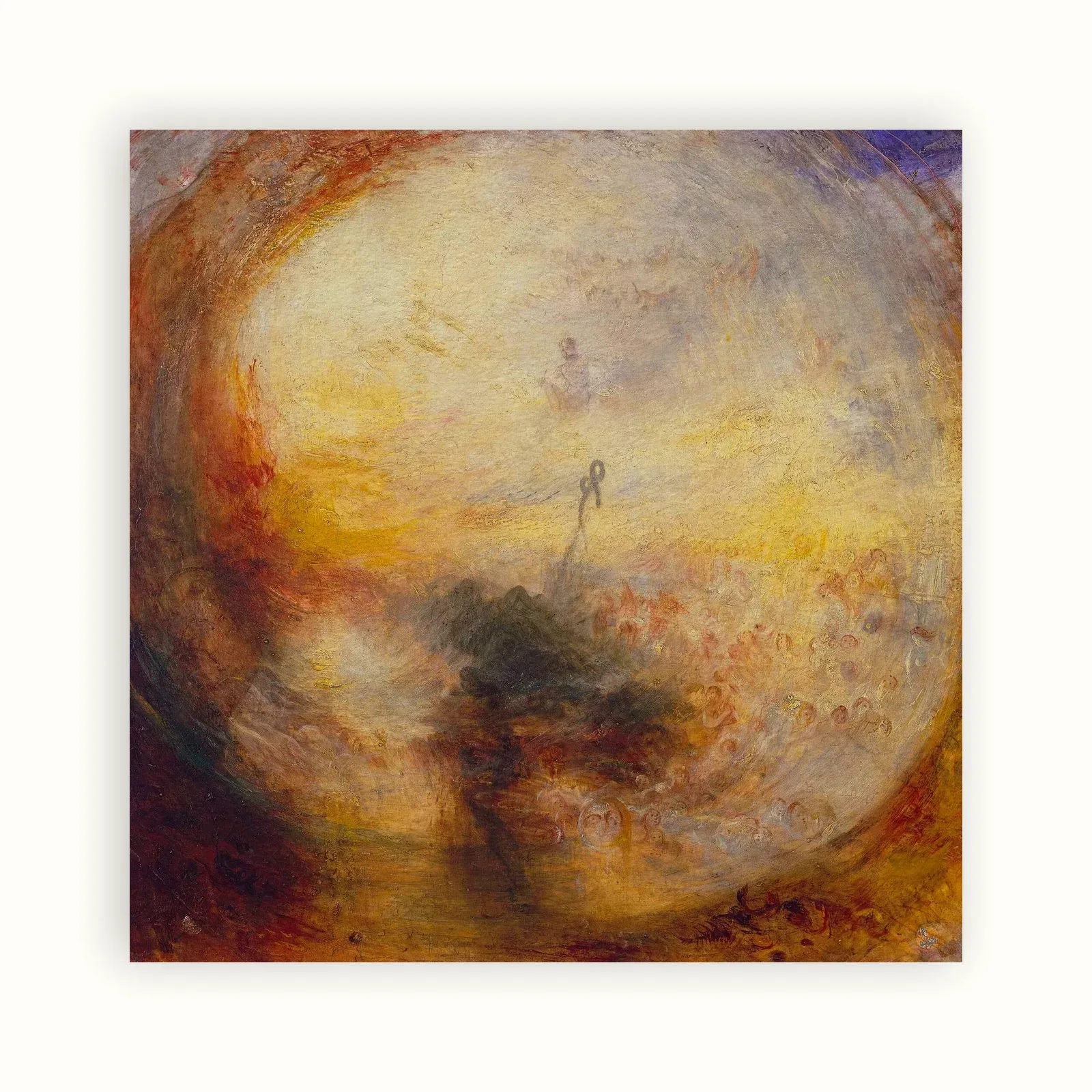 Light and Colour (Goethe's Theory) – The Morning after the Deluge – Moses Writing the Book of Genesis by J. M. W. Turner, 1843: as a fine art print