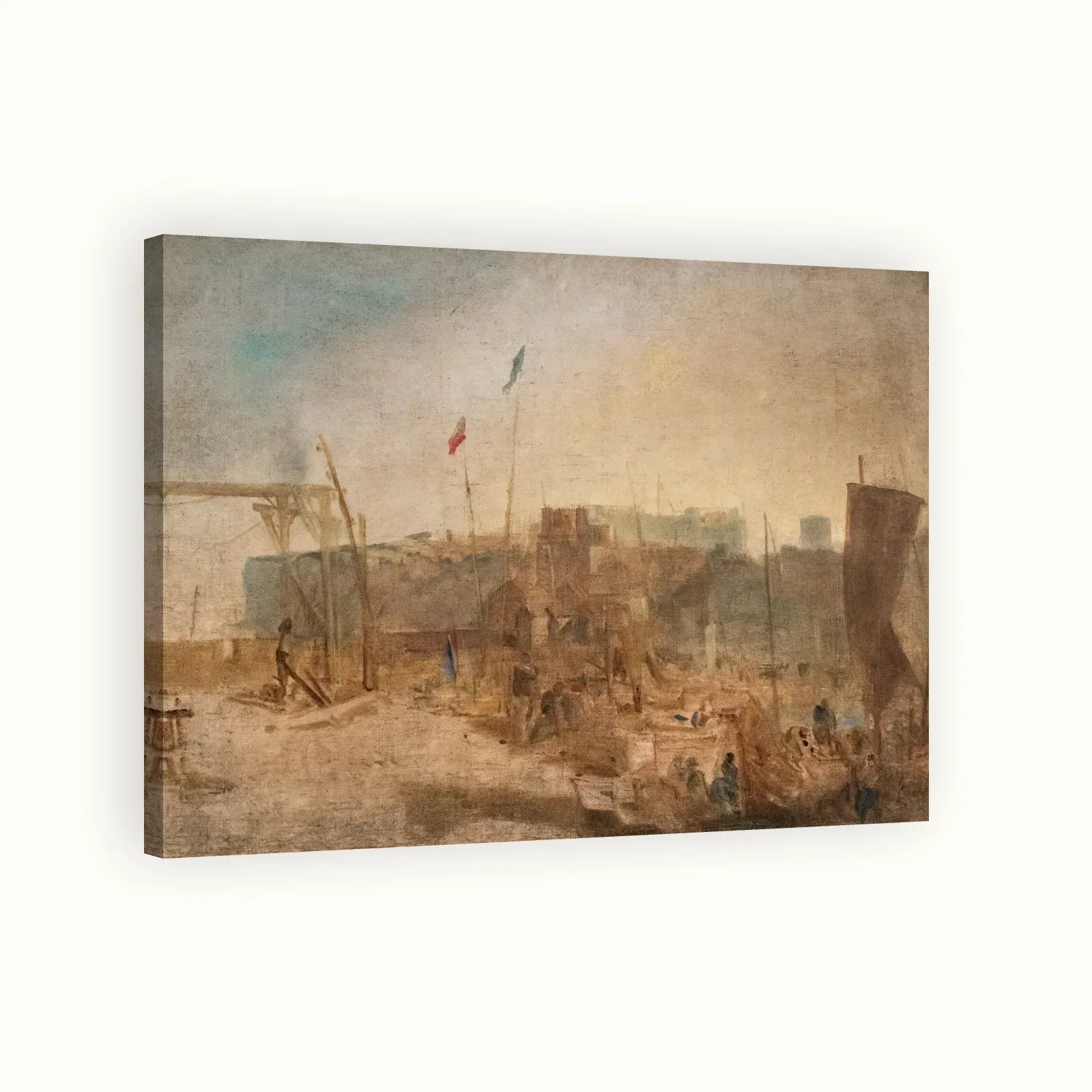 Margate by J. M. W. Turner, 1806–1807: Stretched canvas