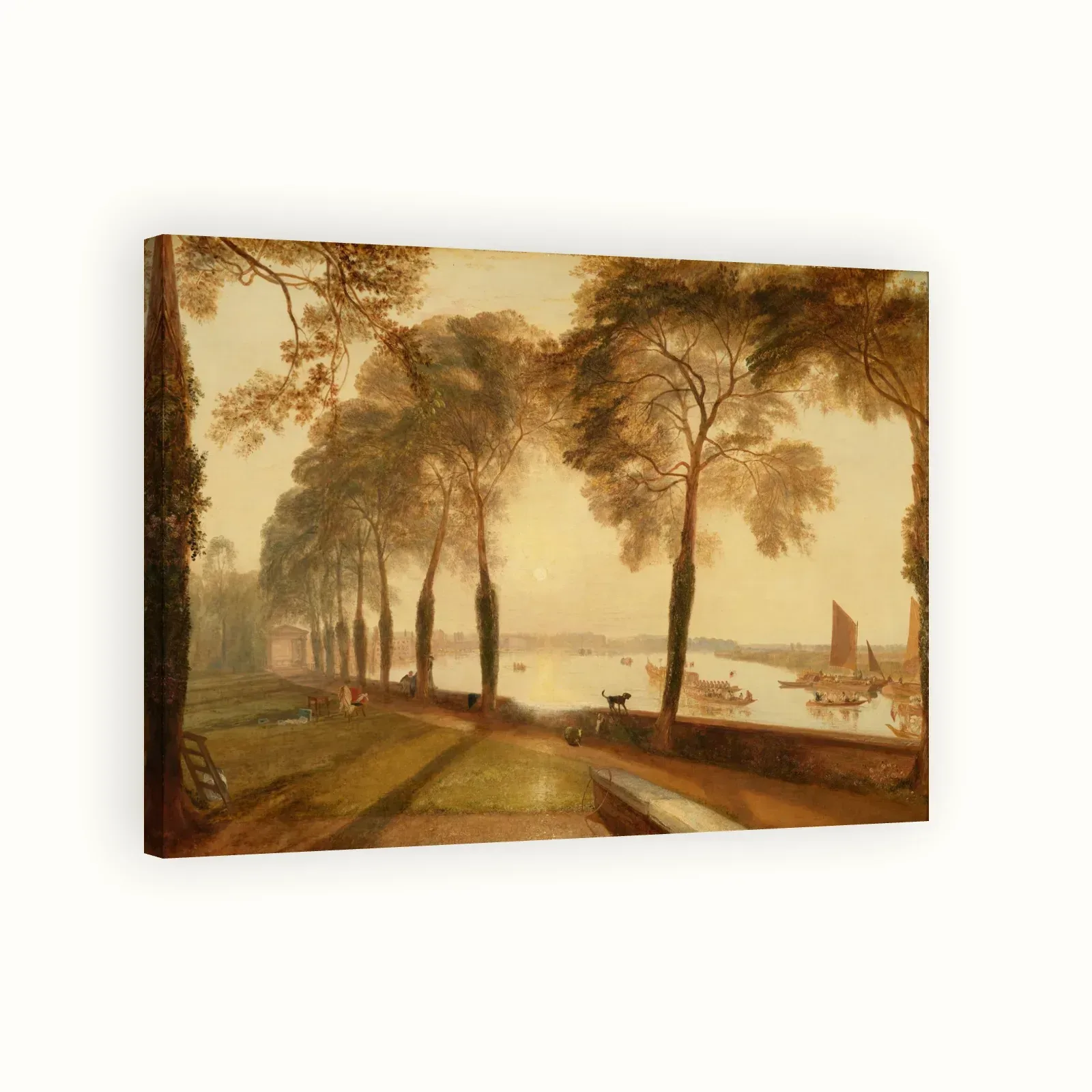 Mortlake Terrace by J. M. W. Turner, 1827: Stretched canvas
