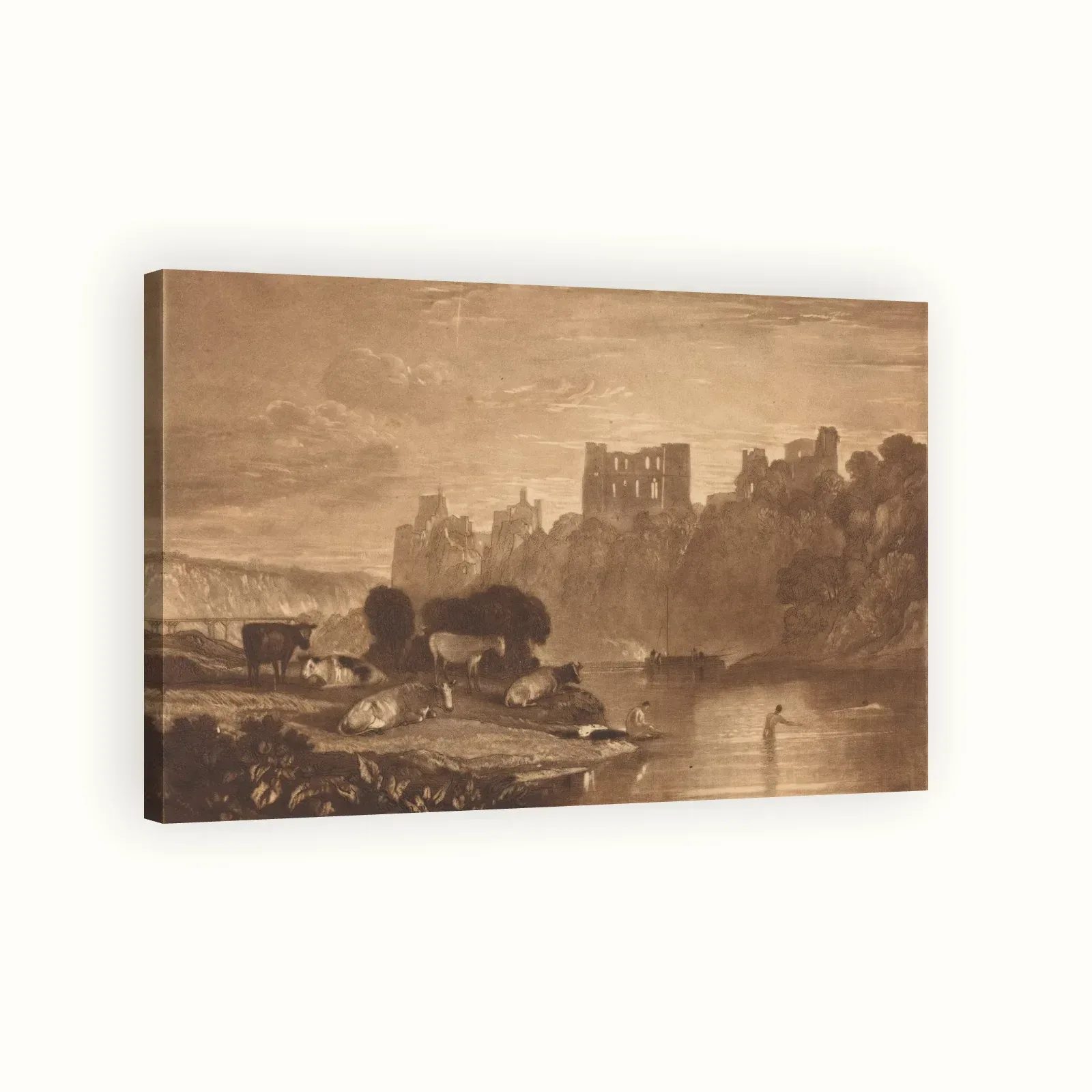 River Wye by J. M. W. Turner, published 1812: Stretched canvas