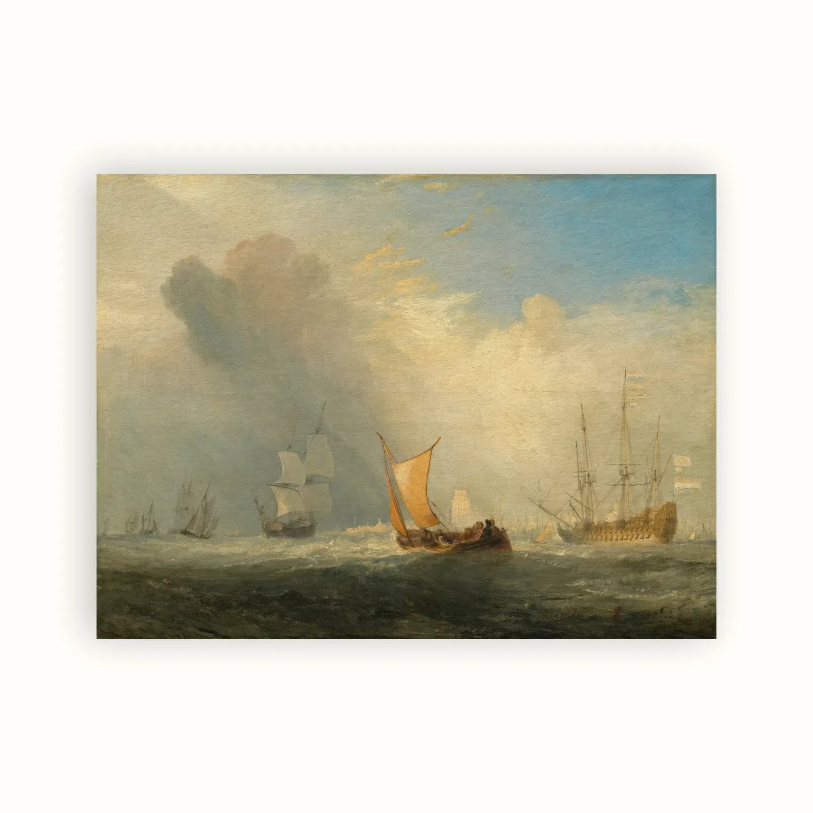Rotterdam Ferry-Boat by J. M. W. Turner, 1833: as a fine art print