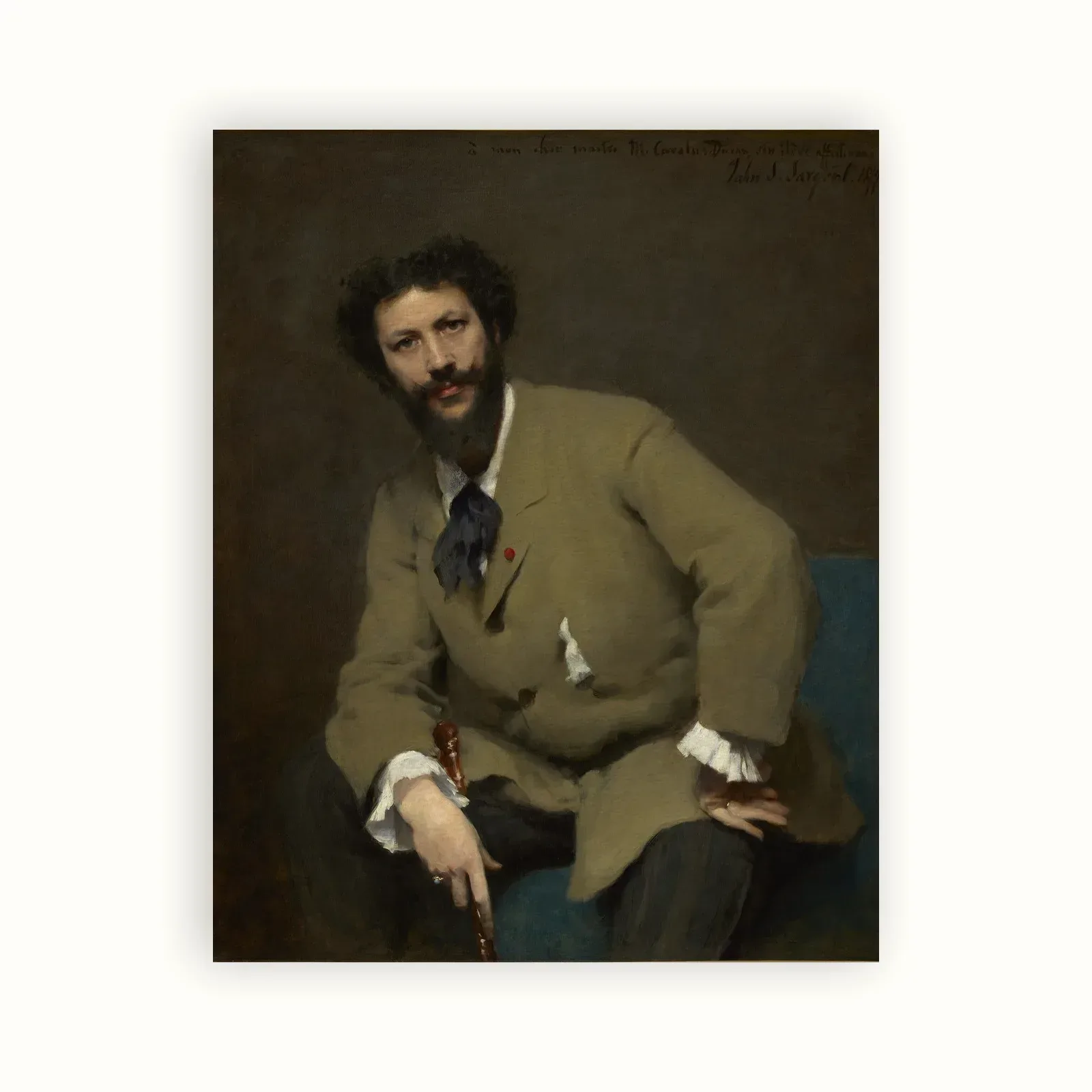 Carolus-Duran by John Singer Sargent, 1879: as a fine art print