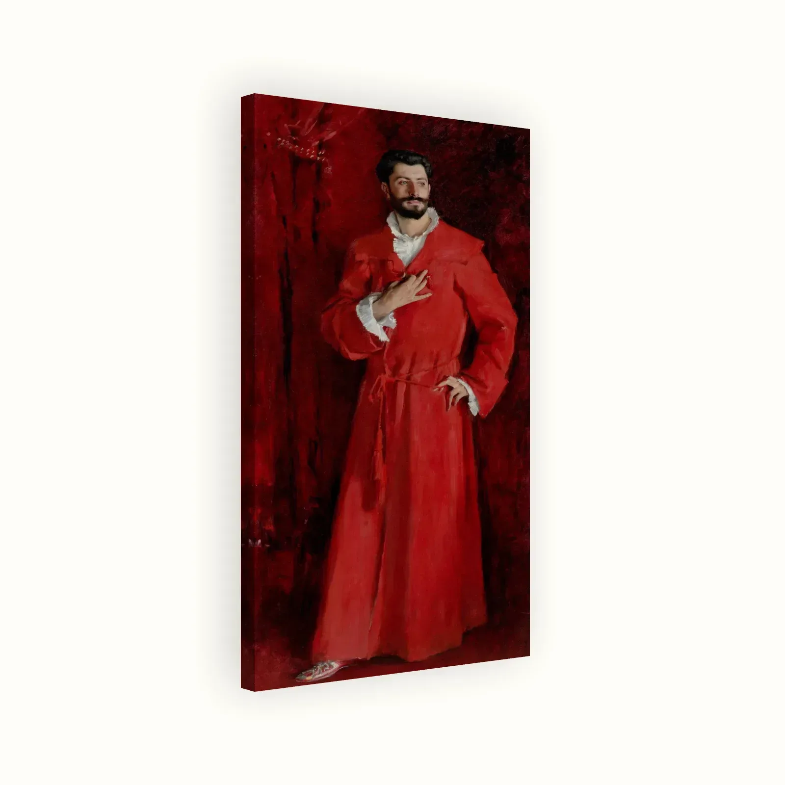 Doctor Pozzi by John Singer Sargent, 1881: Stretched canvas