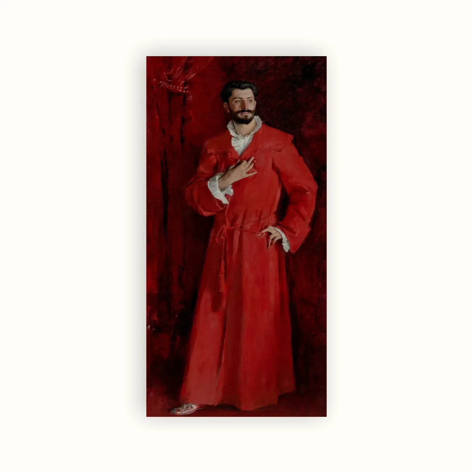 Doctor Pozzi by John Singer Sargent, 1881: as a fine art print