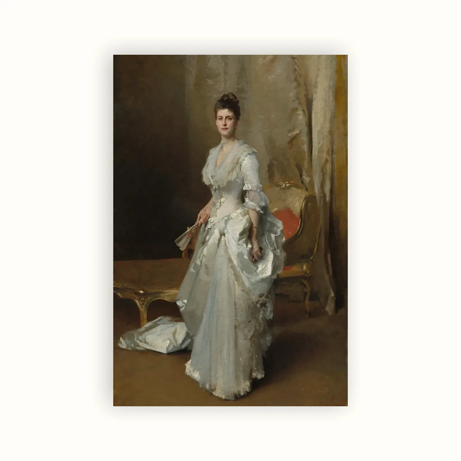 Margaret Stuyvesant Rutherfurd White (Mrs. Henry White) by John Singer Sargent, 1883: as a fine art print