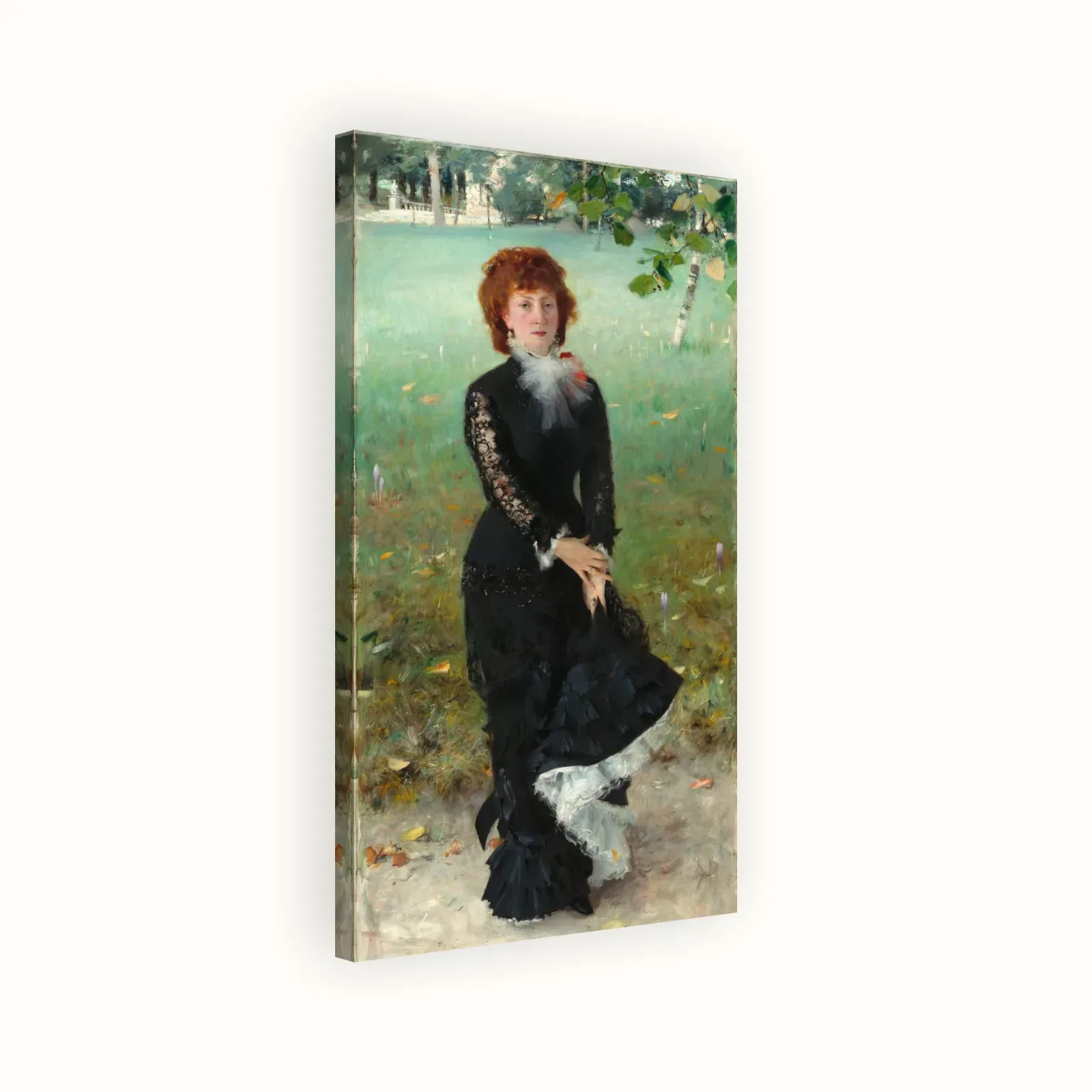 Marie Buloz Pailleron (Madame Édouard Pailleron) by John Singer Sargent, 1879: Stretched canvas