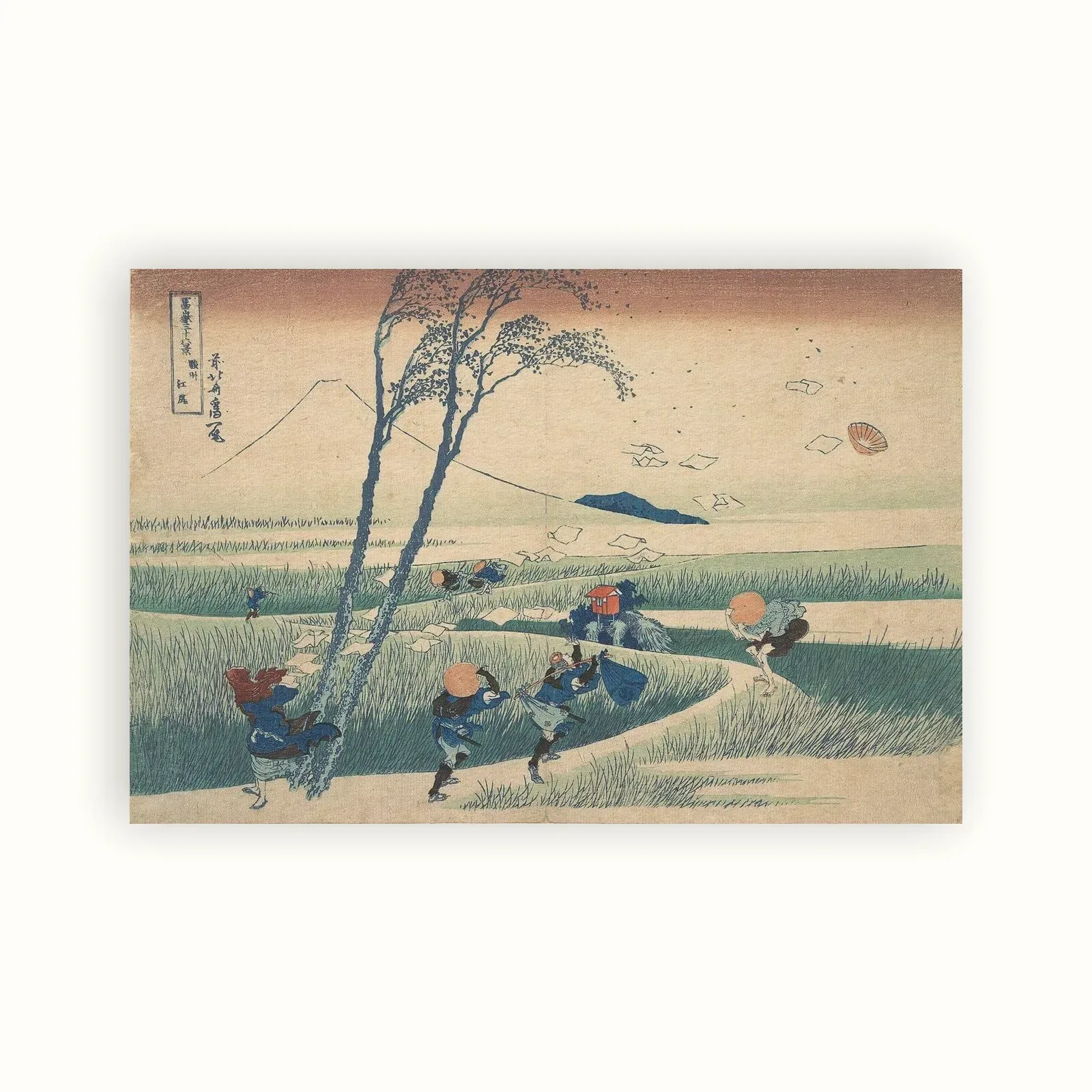 Ejiri in Suruga Province by Katsushika Hokusai, c. 1830–1832: as a fine art print