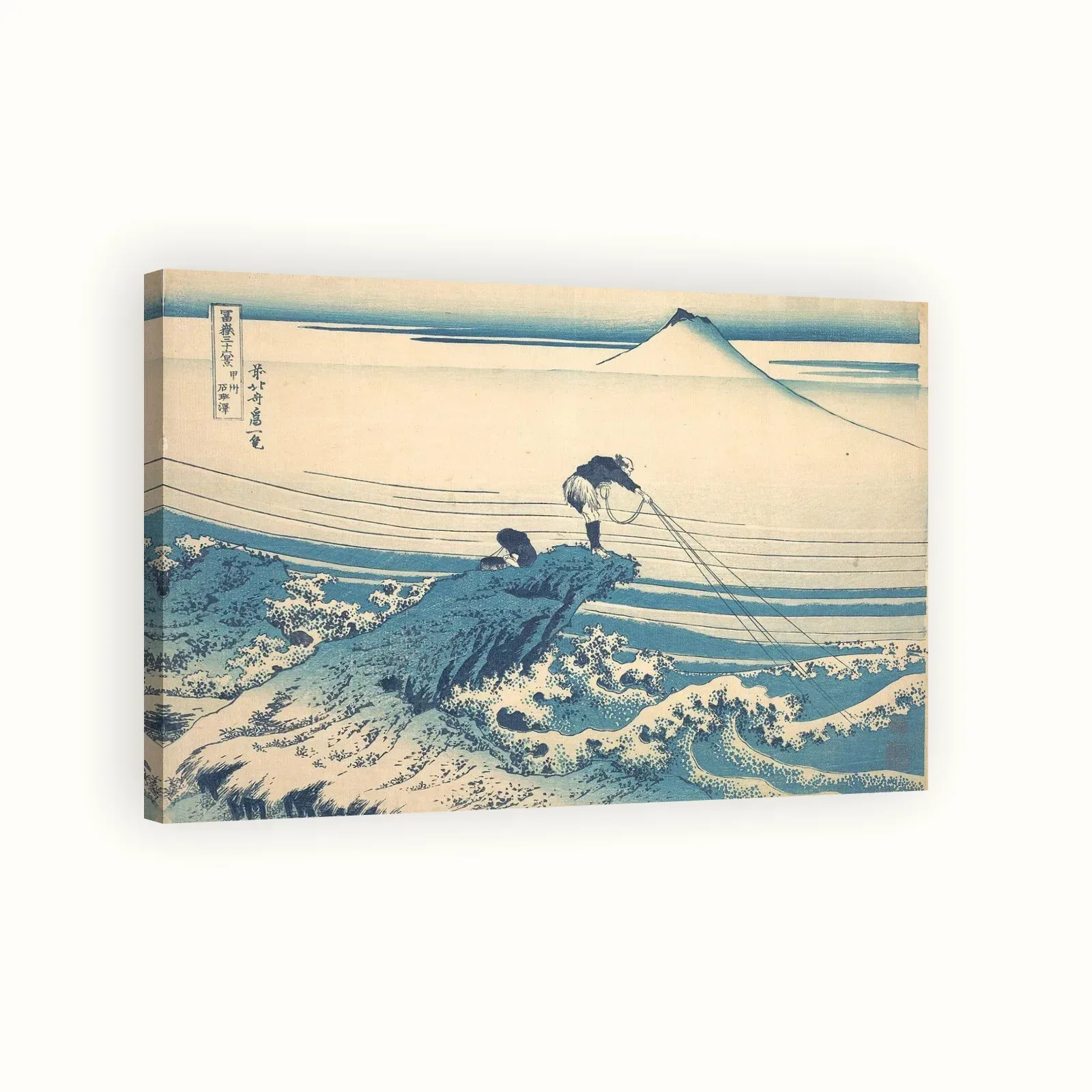 Kajikazawa in Kai Province by Katsushika Hokusai, c. 1830–1832: Stretched canvas
