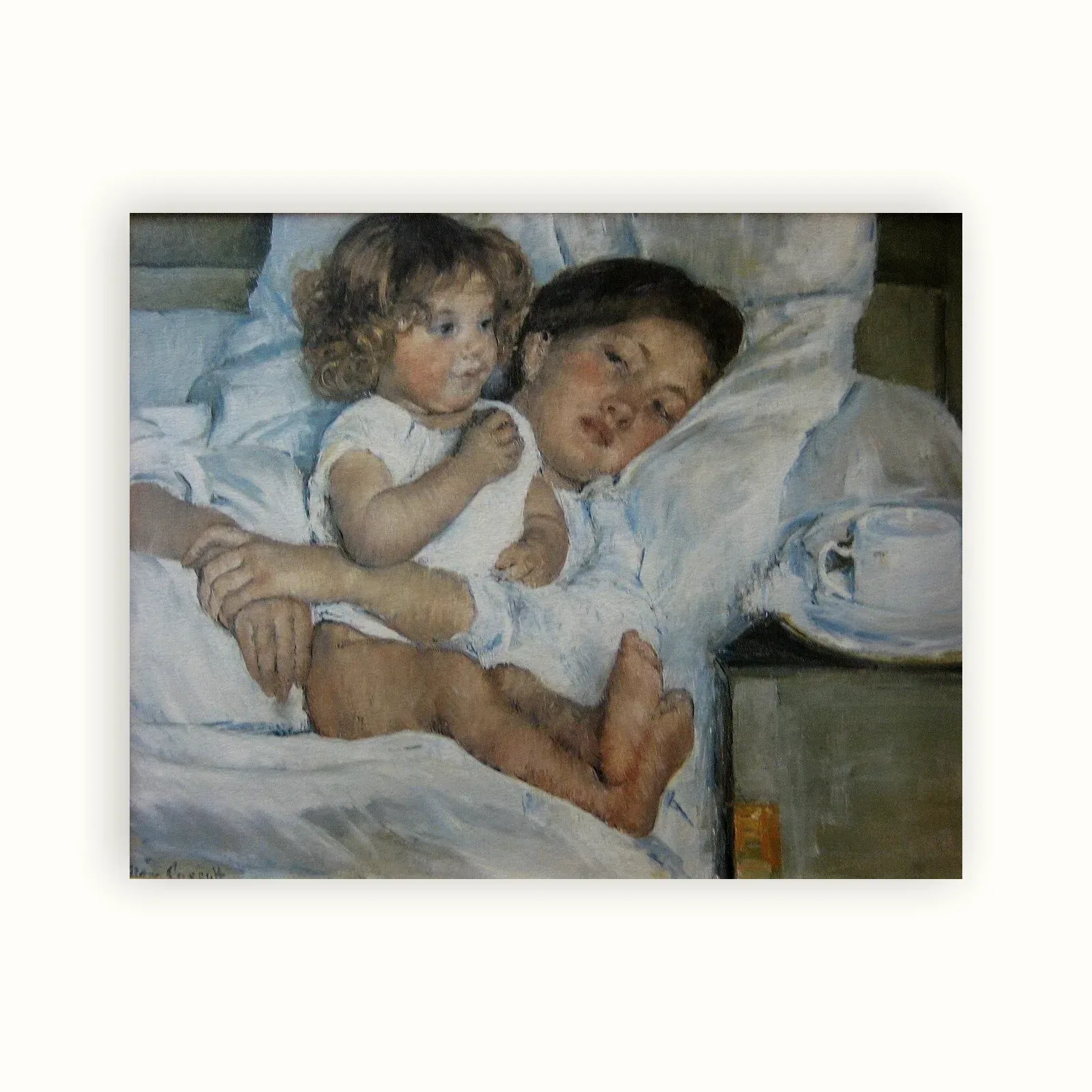 Breakfast in Bed by Mary Cassatt, 1897: as a fine art print