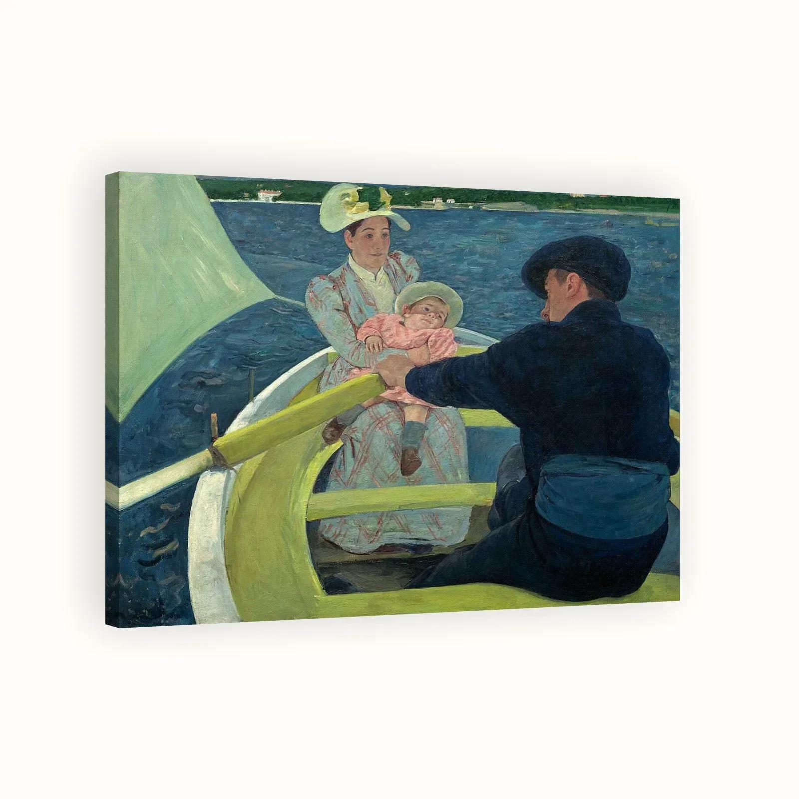 The Boating Party by Mary Cassatt, 1893–94: Stretched canvas