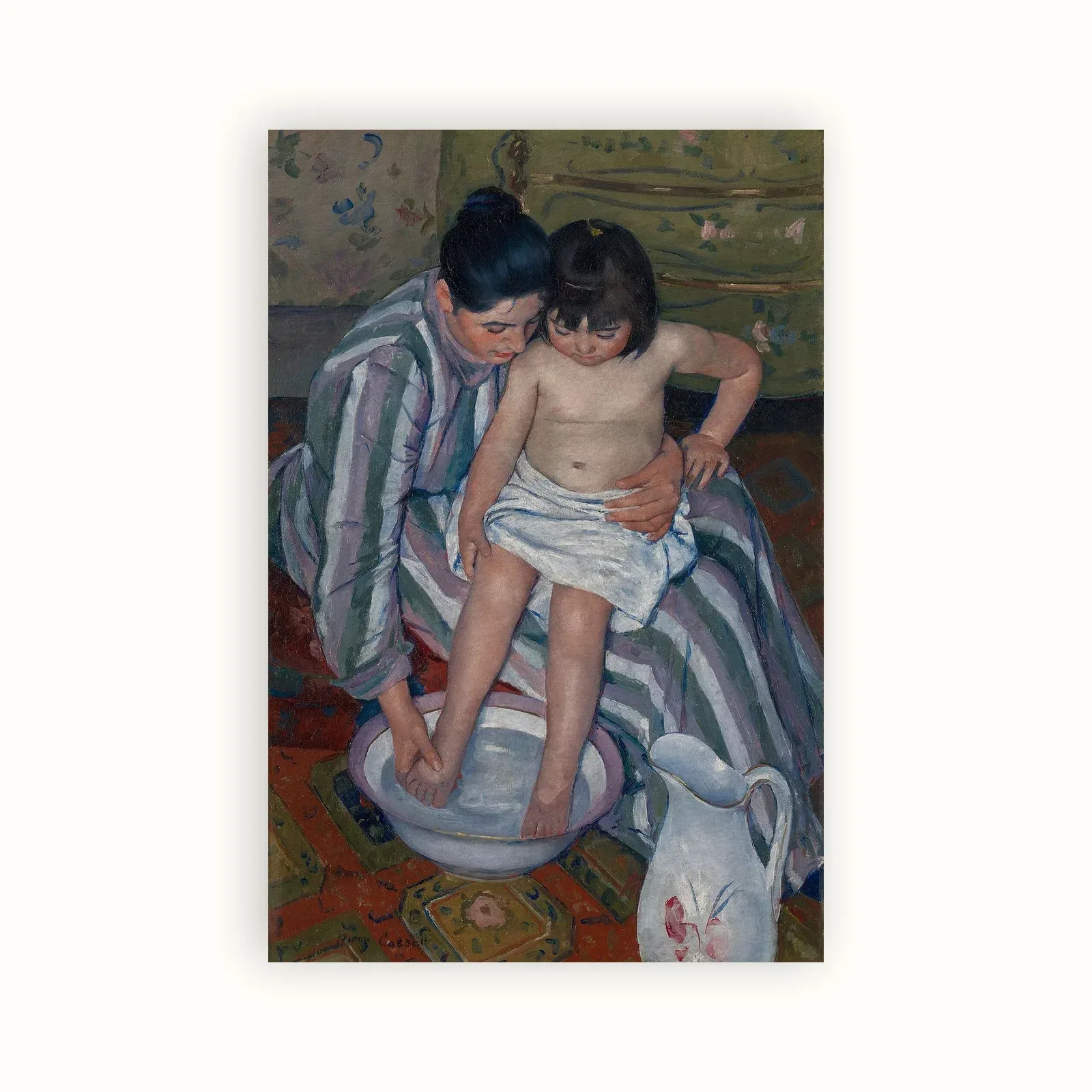 The Child's Bath by Mary Cassatt, 1893: as a fine art print