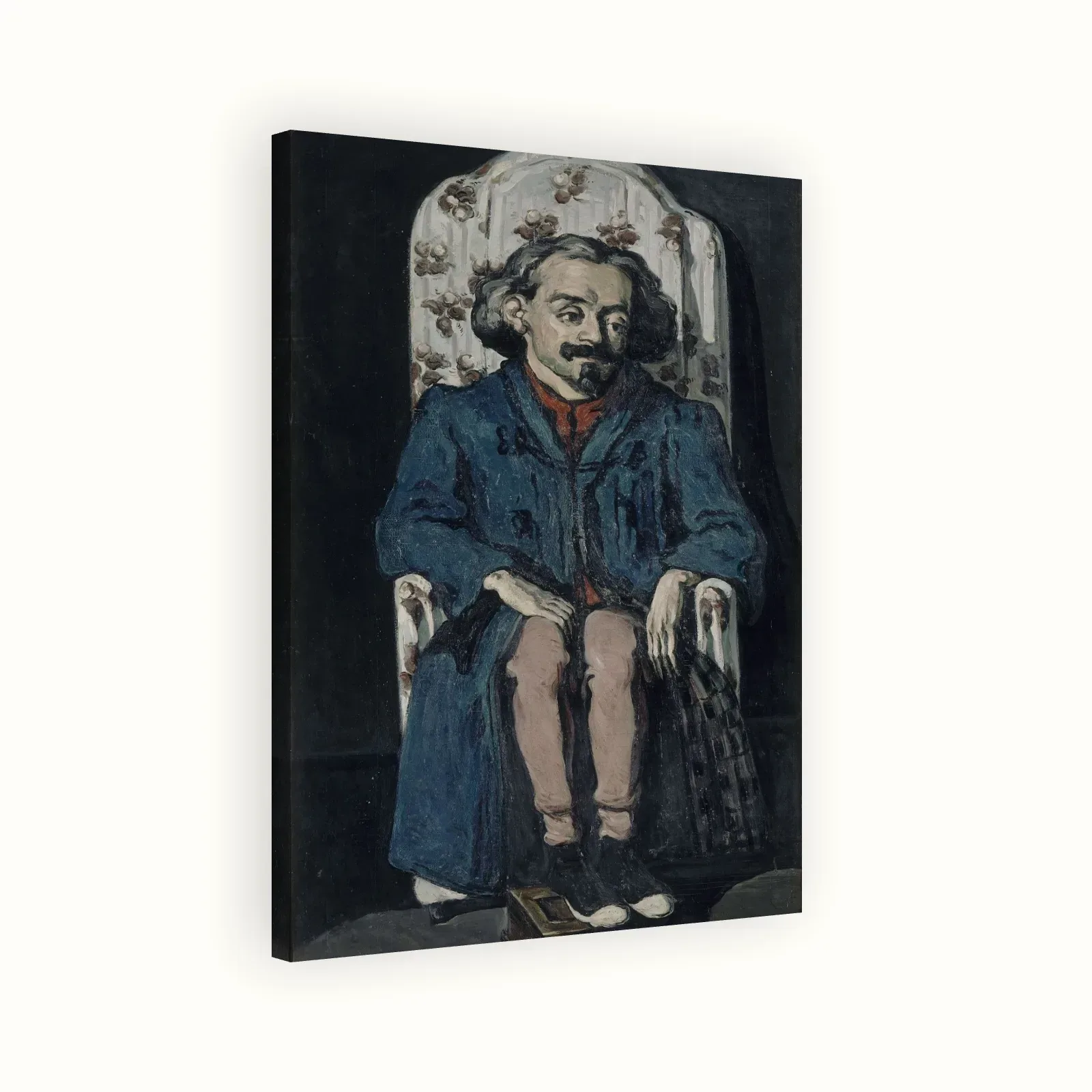 Achille Emperaire by Paul Cézanne, 1867–1868: Stretched canvas