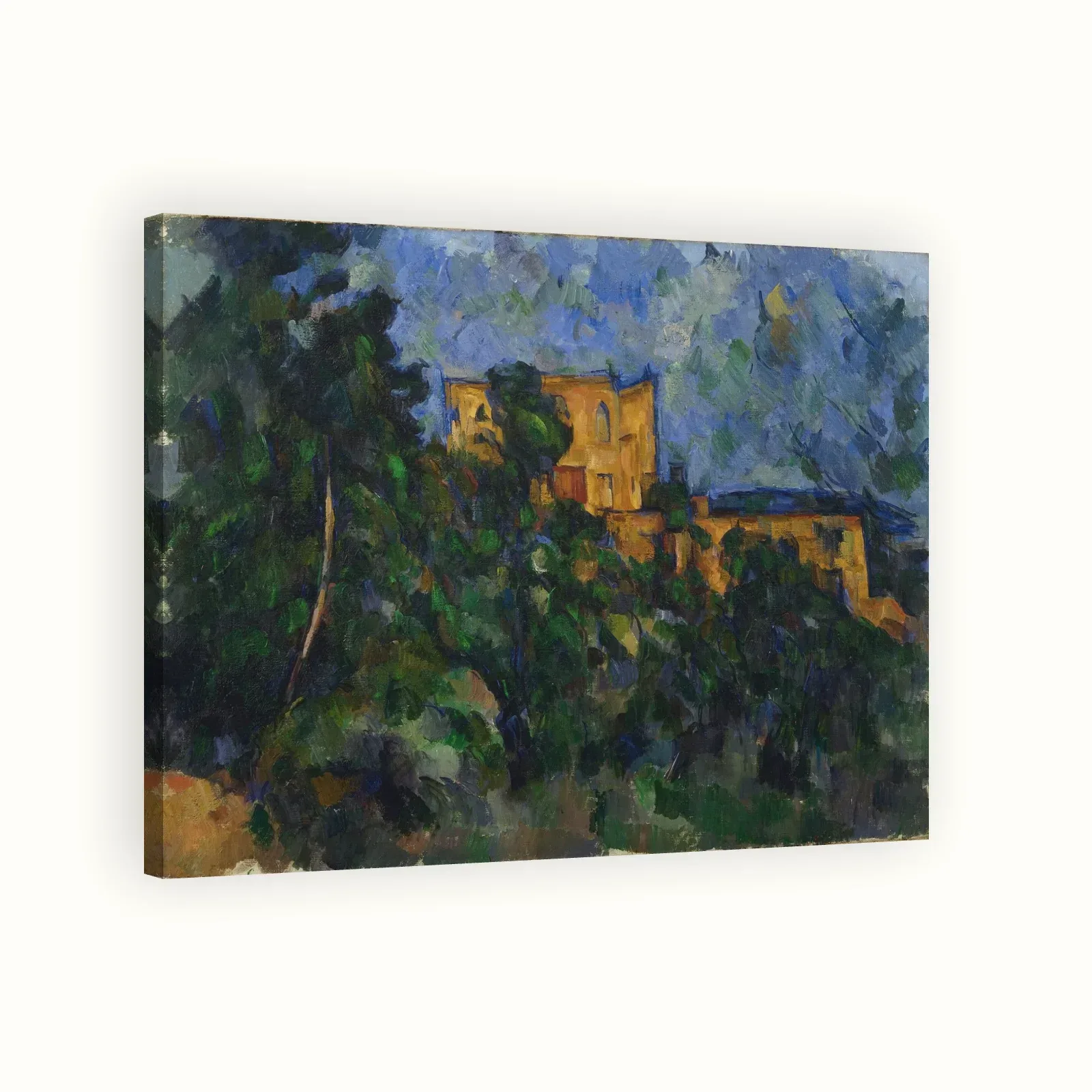 Château Noir by Paul Cézanne, 1903–1904: Stretched canvas