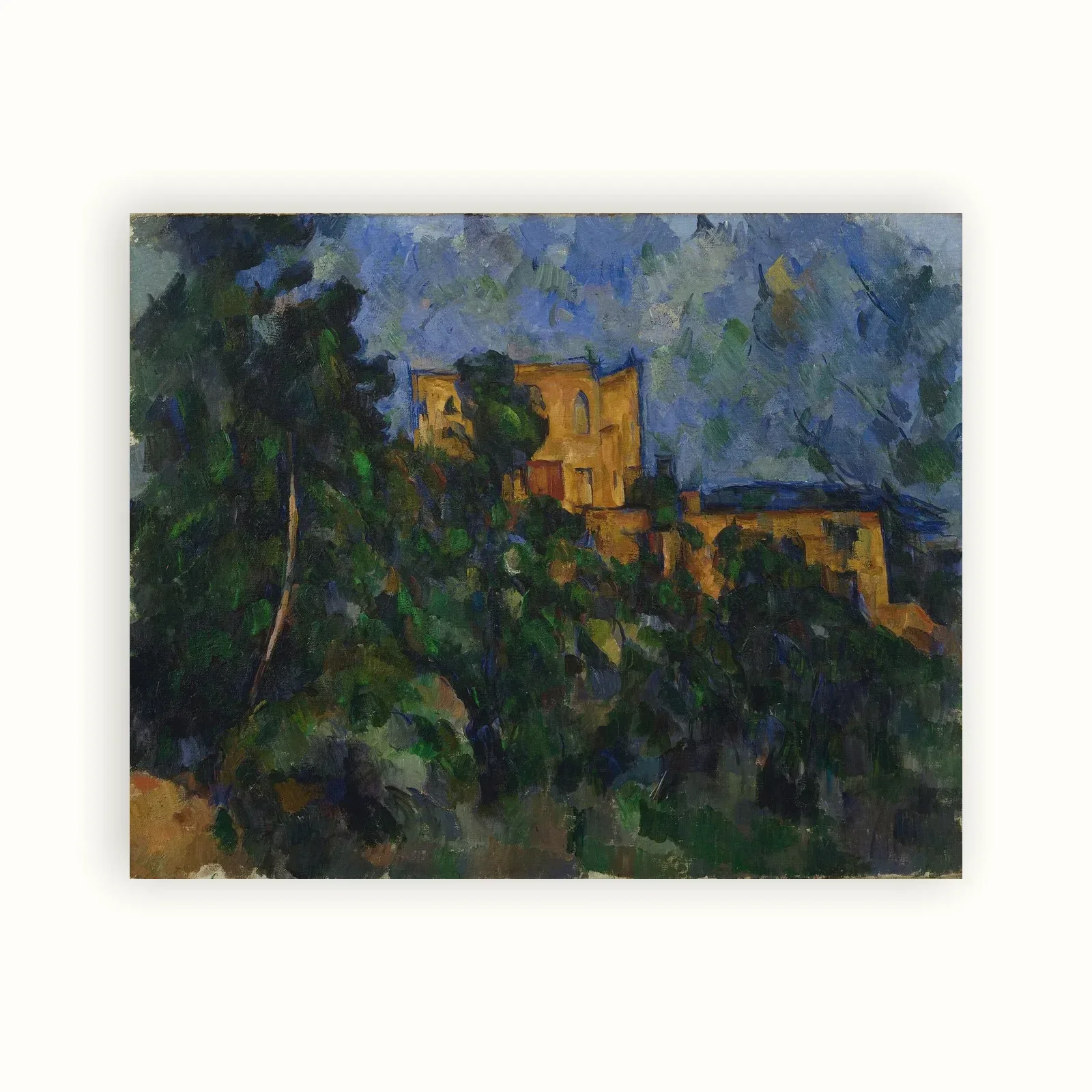 Château Noir by Paul Cézanne, 1903–1904: as a fine art print