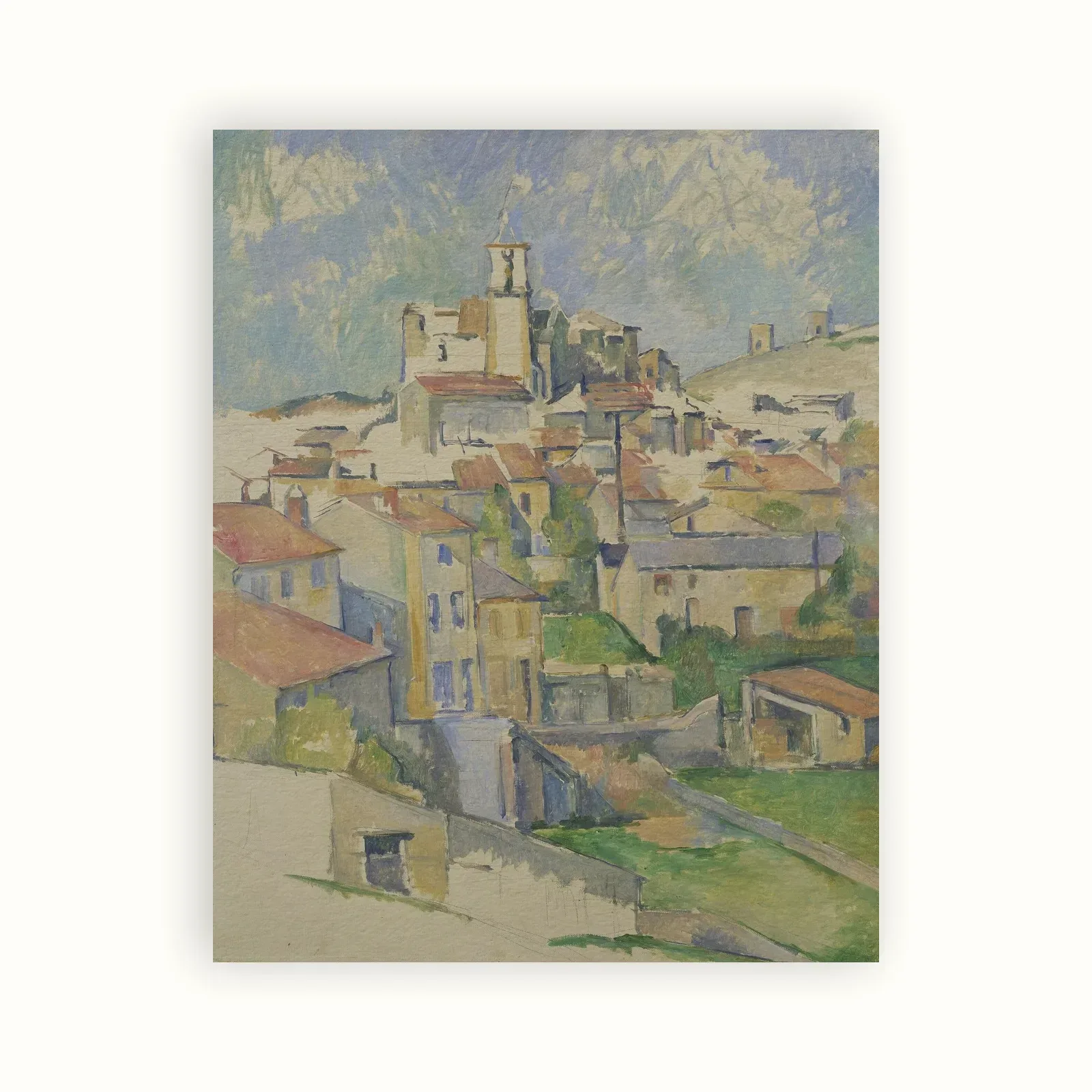 Gardanne by Paul Cézanne, 1880s: as a fine art print