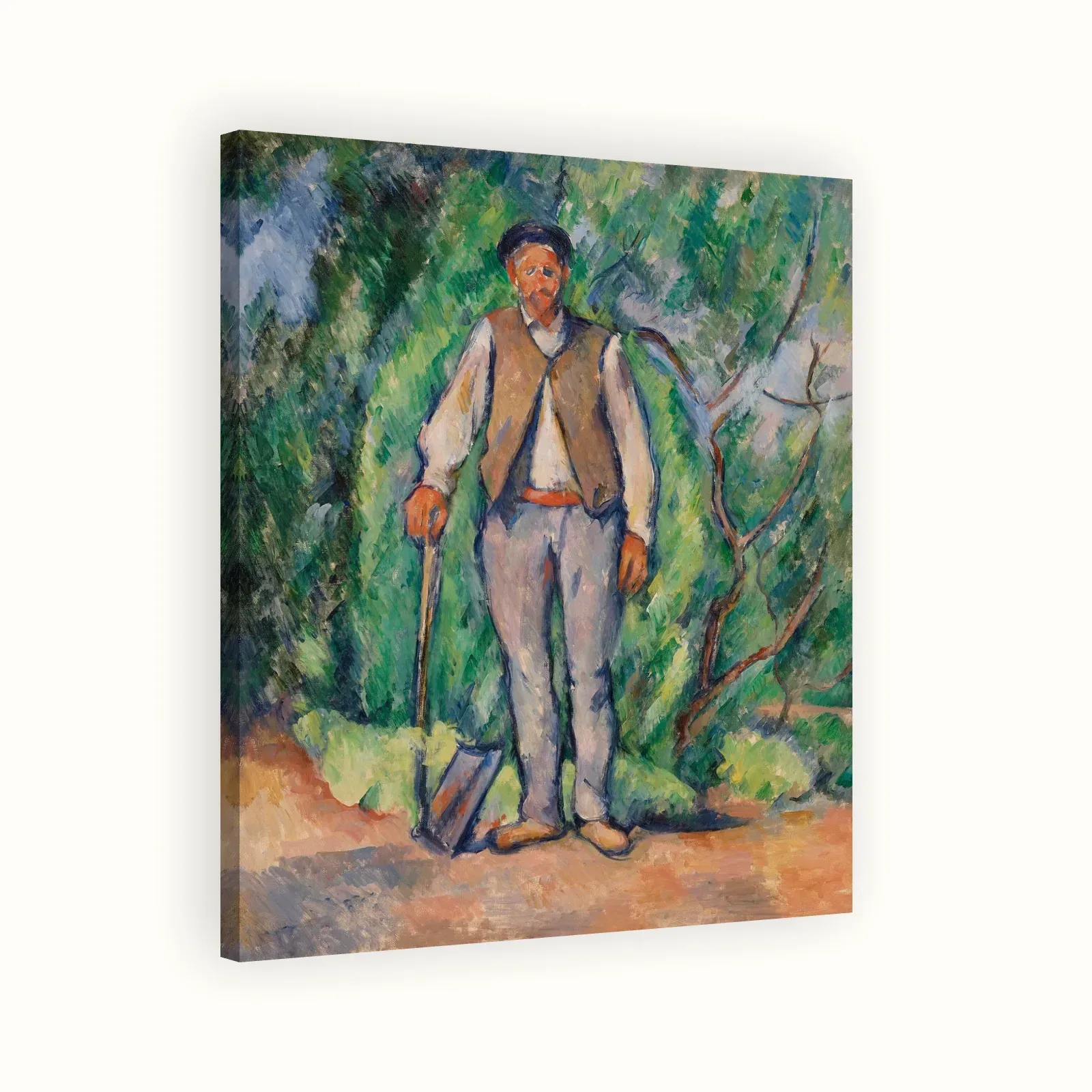 Gardener (Le Jardinier) by Paul Cézanne, c. 1885: Stretched canvas