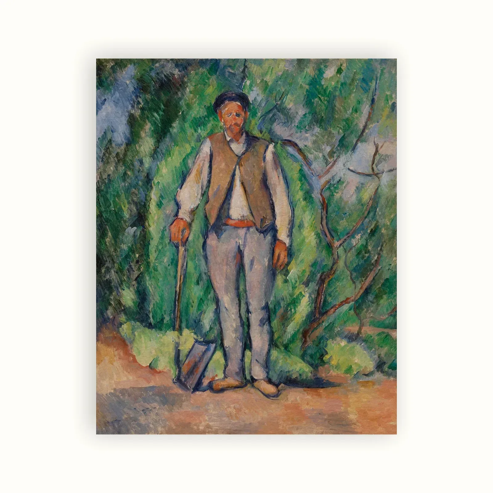 Gardener (Le Jardinier) by Paul Cézanne, c. 1885: as a fine art print