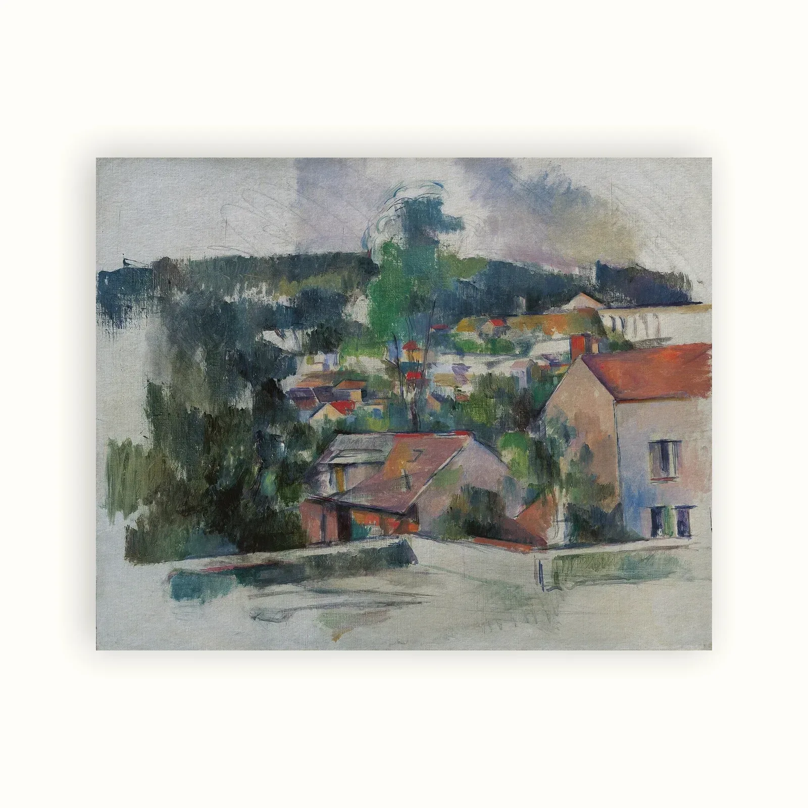 Landscape by Paul Cézanne, 1888–1890: as a fine art print