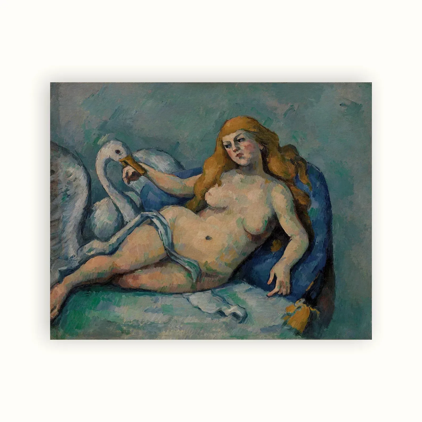 Leda and the Swan (Léda au cygne) by Paul Cézanne, c. 1880: as a fine art print
