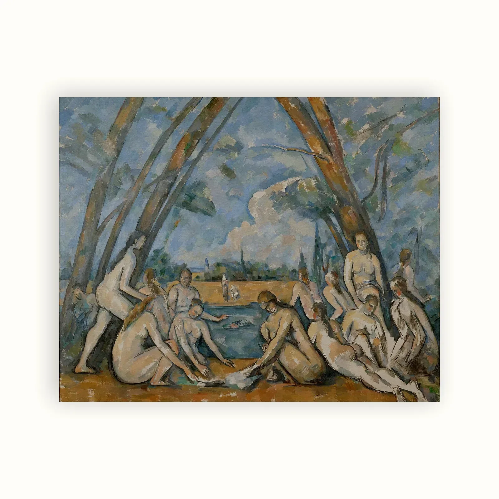 Les Grandes Baigneuses (The Large Bathers) by Paul Cézanne, 1900–1906: as a fine art print
