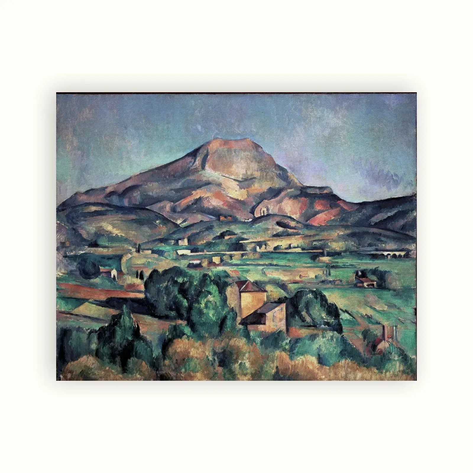 Mont Sainte-Victoire seen from Bellevue by Paul Cézanne, 1892: as a fine art print