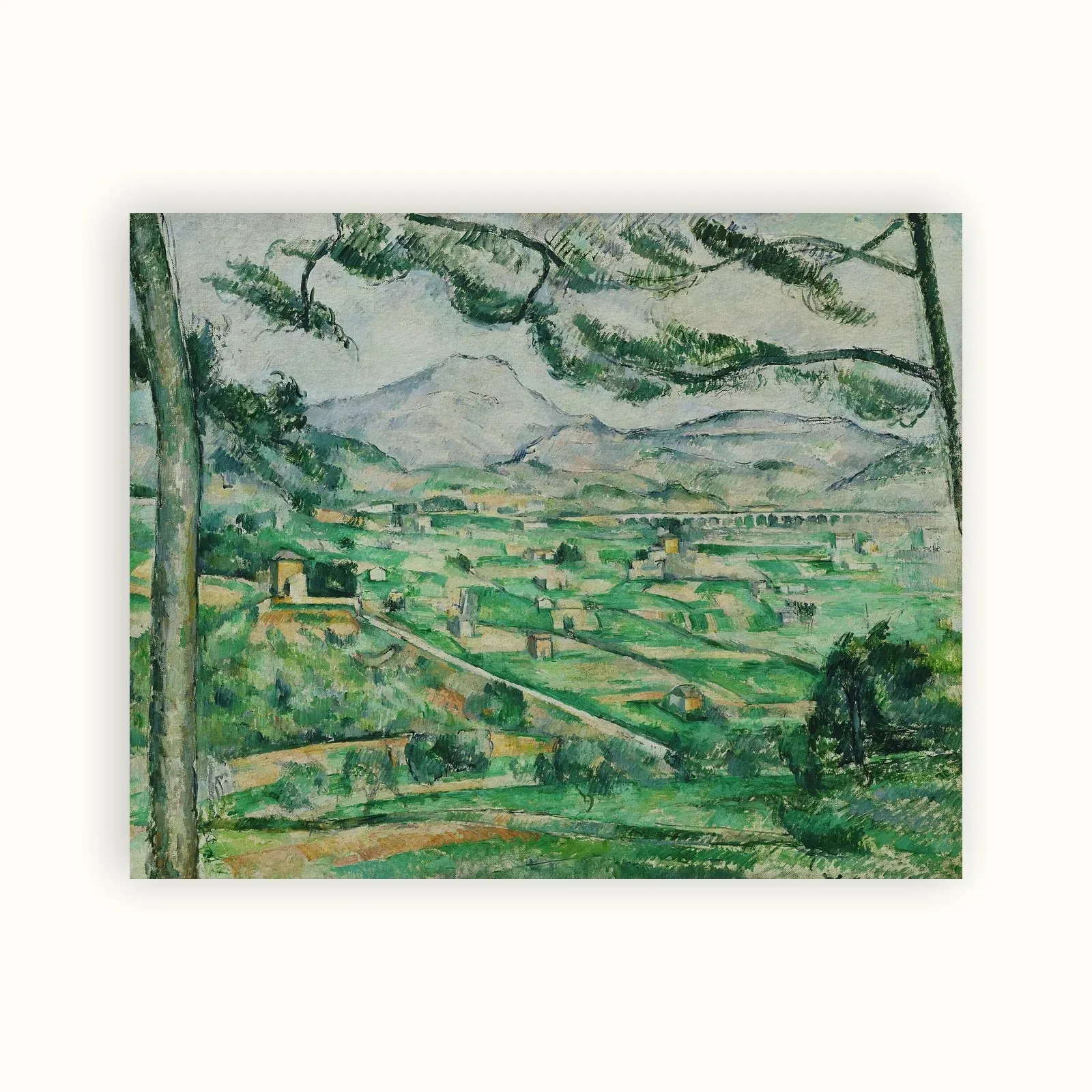 Mont Sainte-Victoire by Paul Cézanne, 1880s: as a fine art print