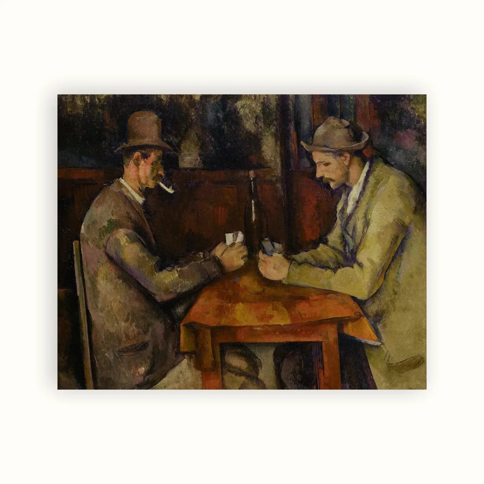 The Card Players by Paul Cézanne, 1890: as a fine art print