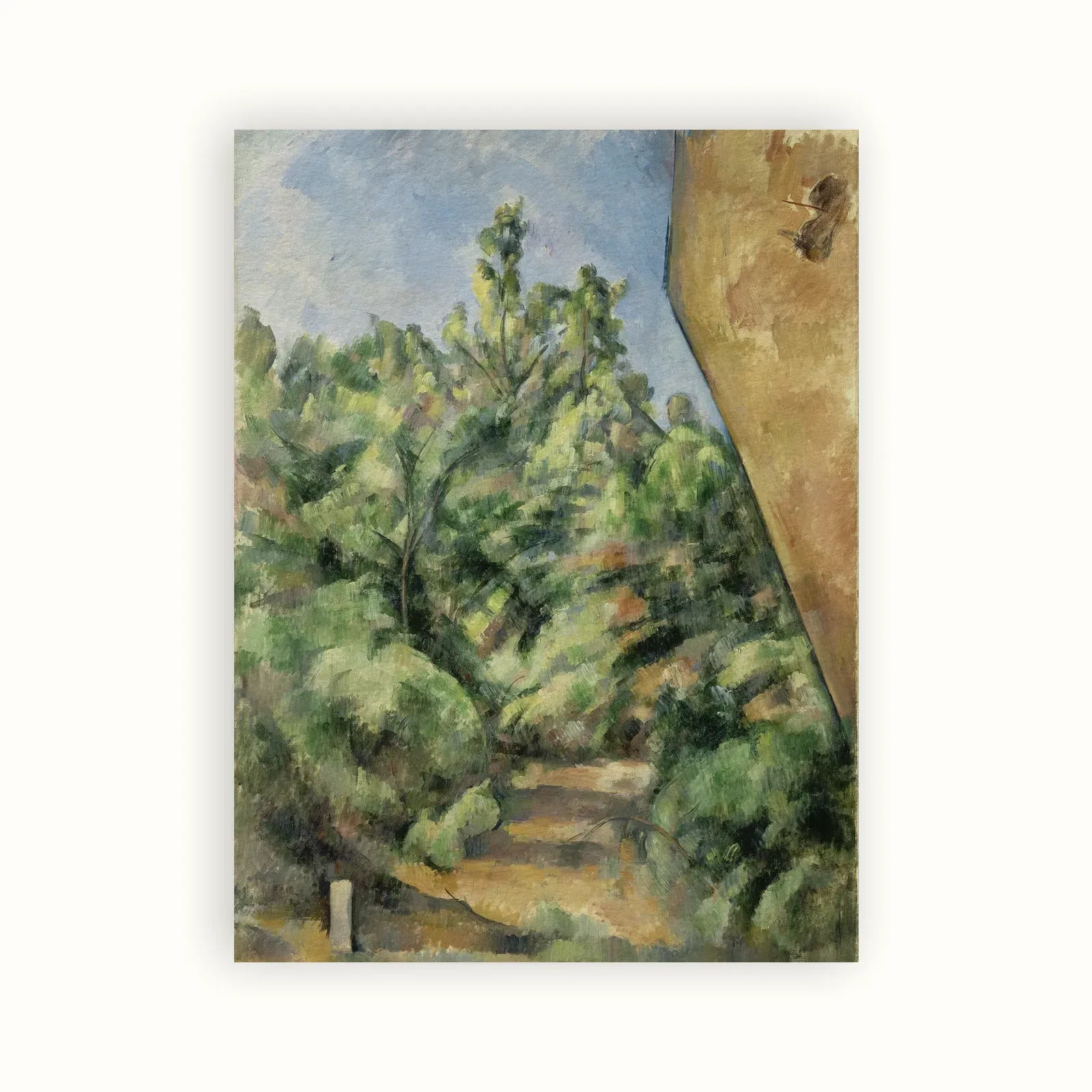 The Red Rock by Paul Cézanne, c. 1895: as a fine art print