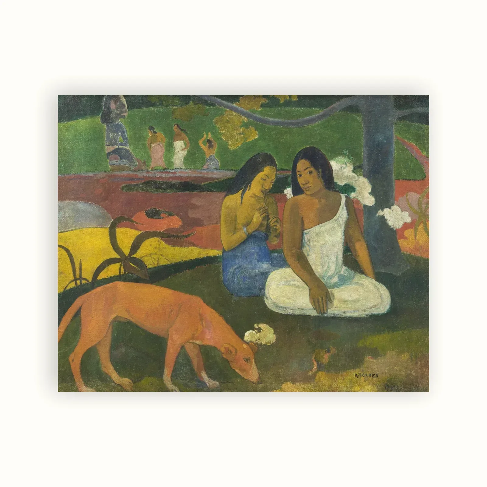 Arearea by Paul Gauguin, 1892: as a fine art print
