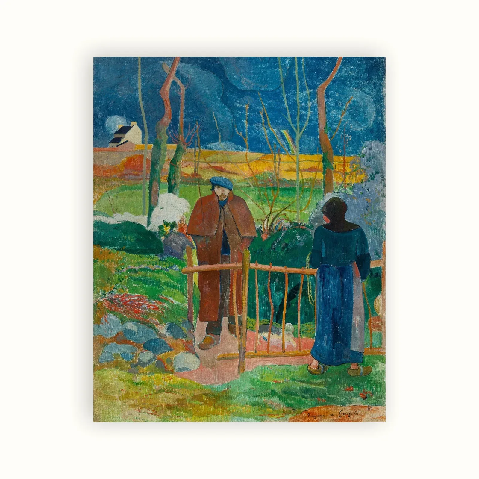 Bonjour Monsieur Gauguin by Paul Gauguin, 1889: as a fine art print