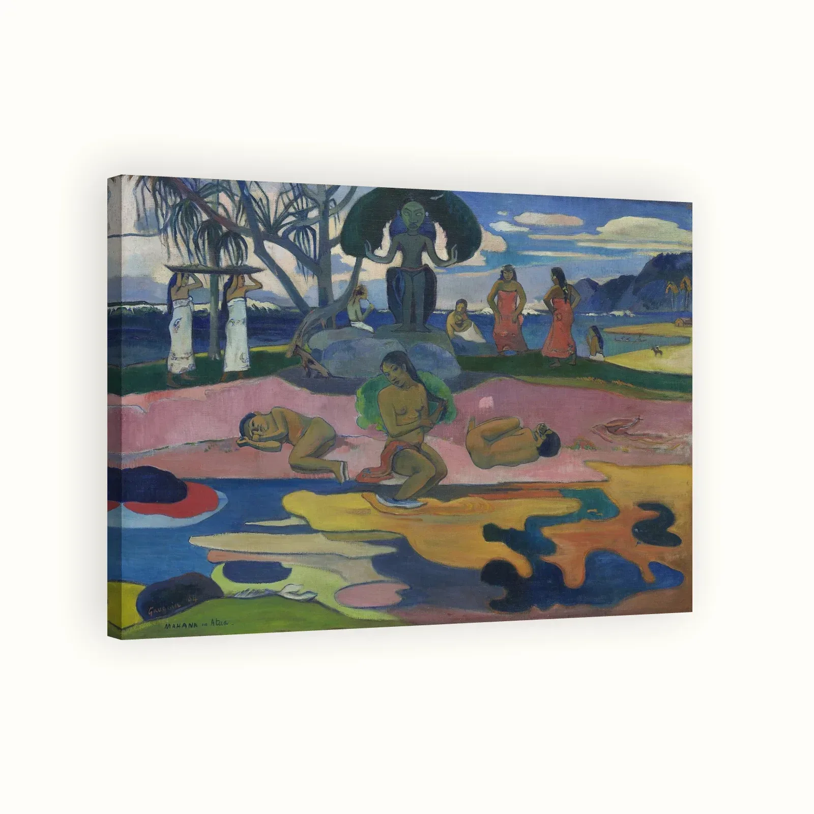 Day of the God (Mahana no Atua) by Paul Gauguin, 1894: Stretched canvas