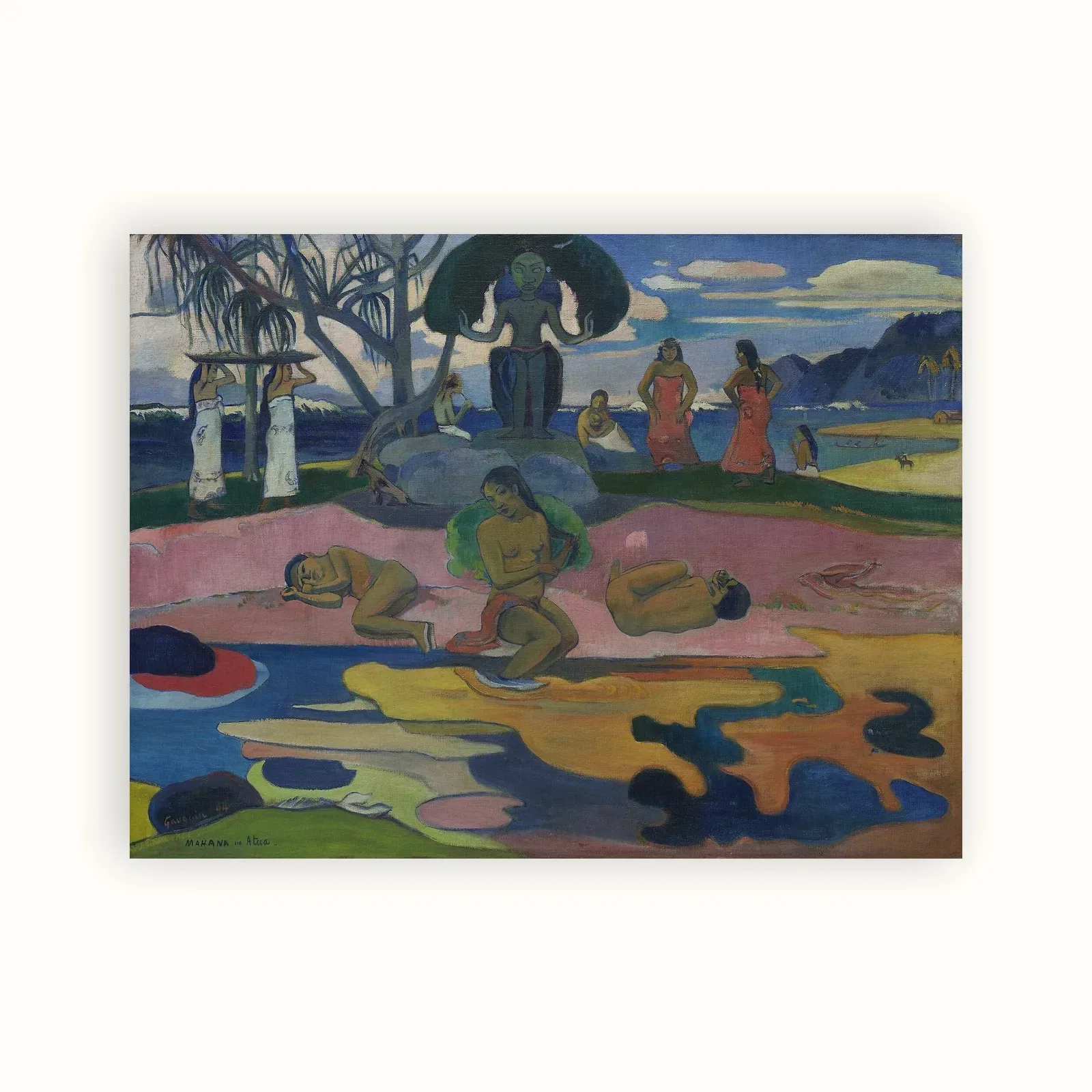 Day of the God (Mahana no Atua) by Paul Gauguin, 1894: as a fine art print